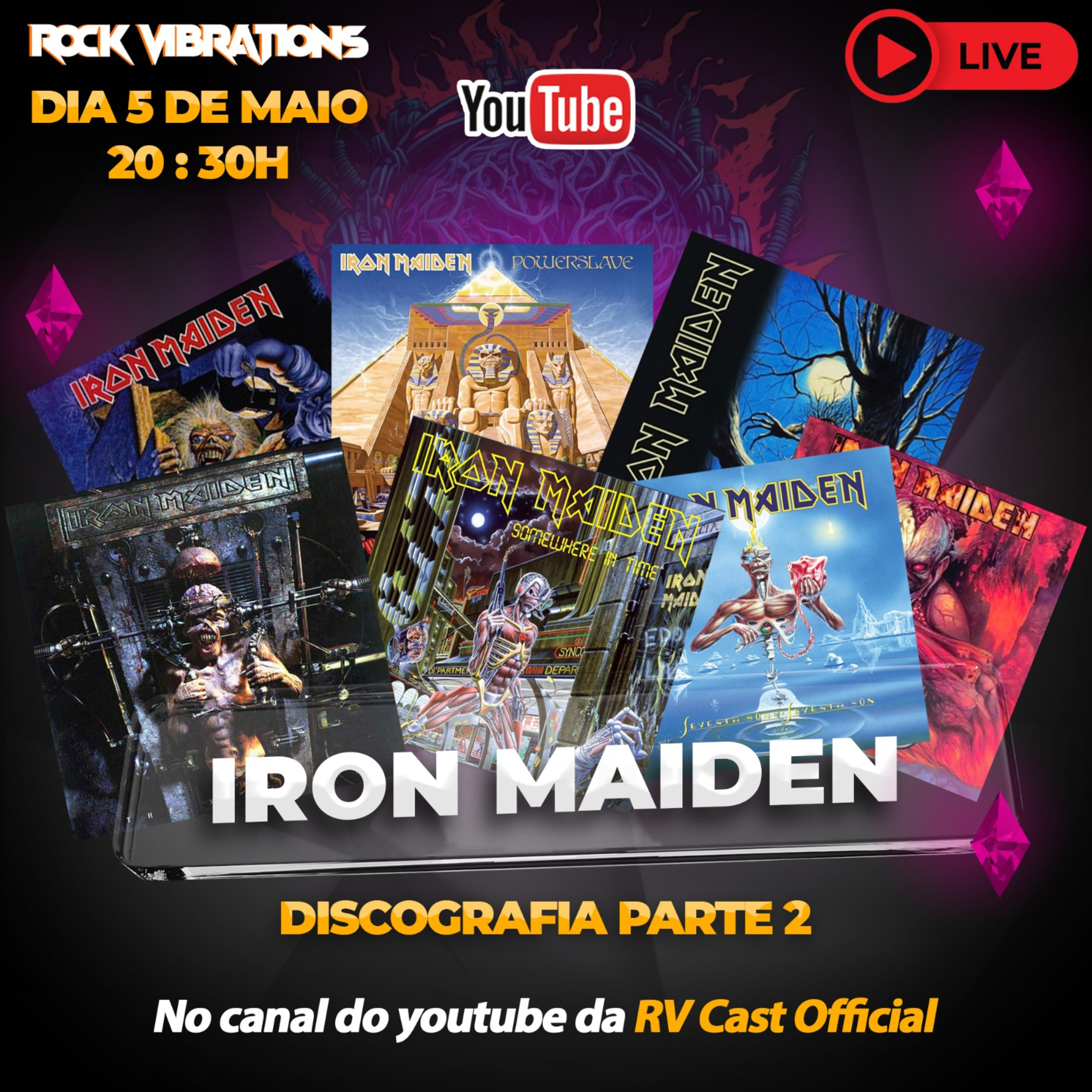 RV Cast #31 - Especial Iron Maiden (Comentando Discografia) - Parte 2 episode artwork