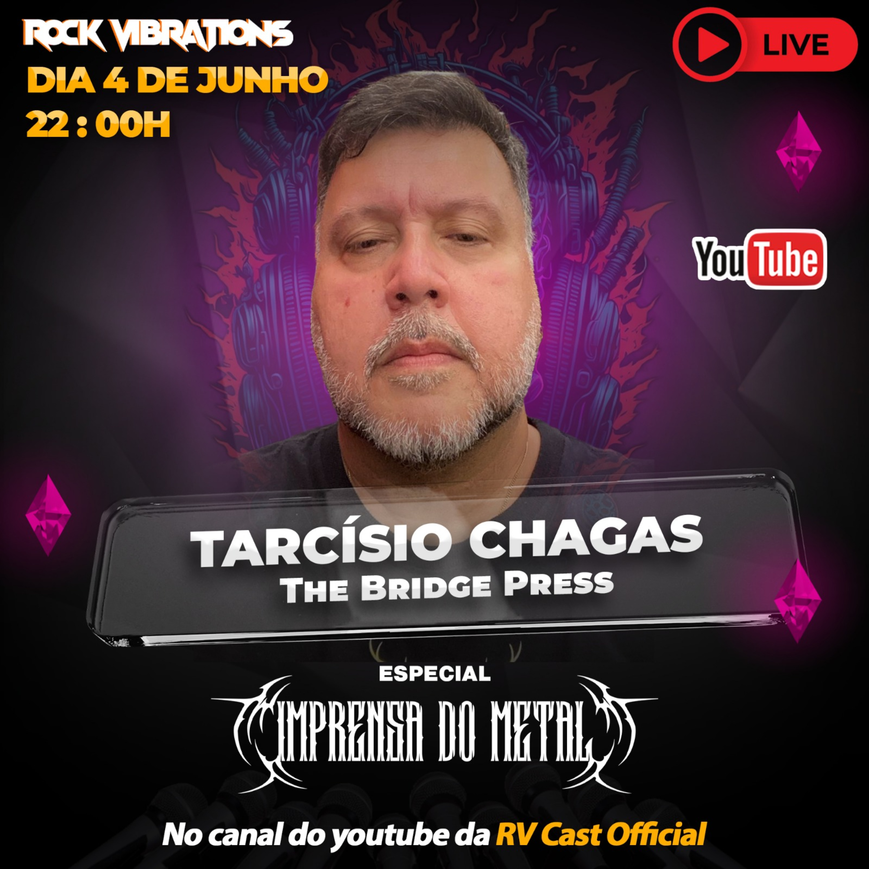 RV Cast #39 - Especial Imprensa do Metal - Tarcísio Chagas