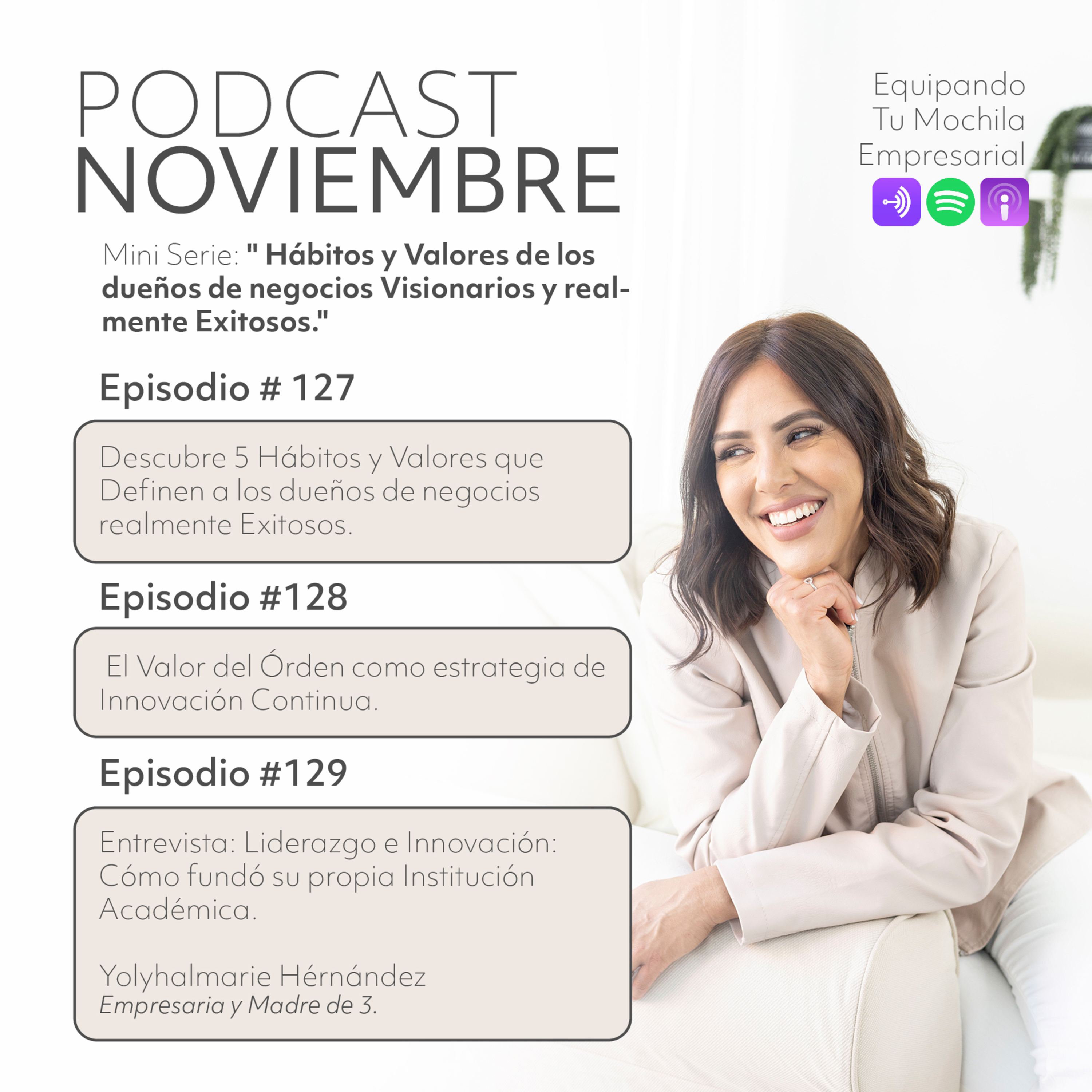 Entrevista: Liderazgo e Innovación :Como fundó su propia Academia Educativa - Ep. #129 episode artwork