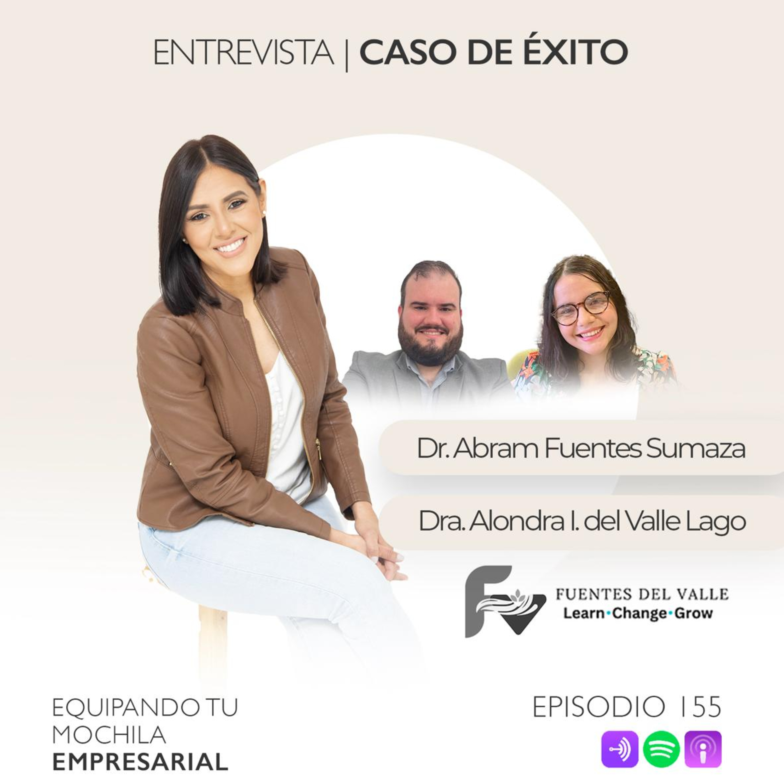 🎤{Entrevista Caso de Éxito}: Consultores Organizacionales: Dr. Abram & Dra. Alondra-Ep. #155 episode artwork