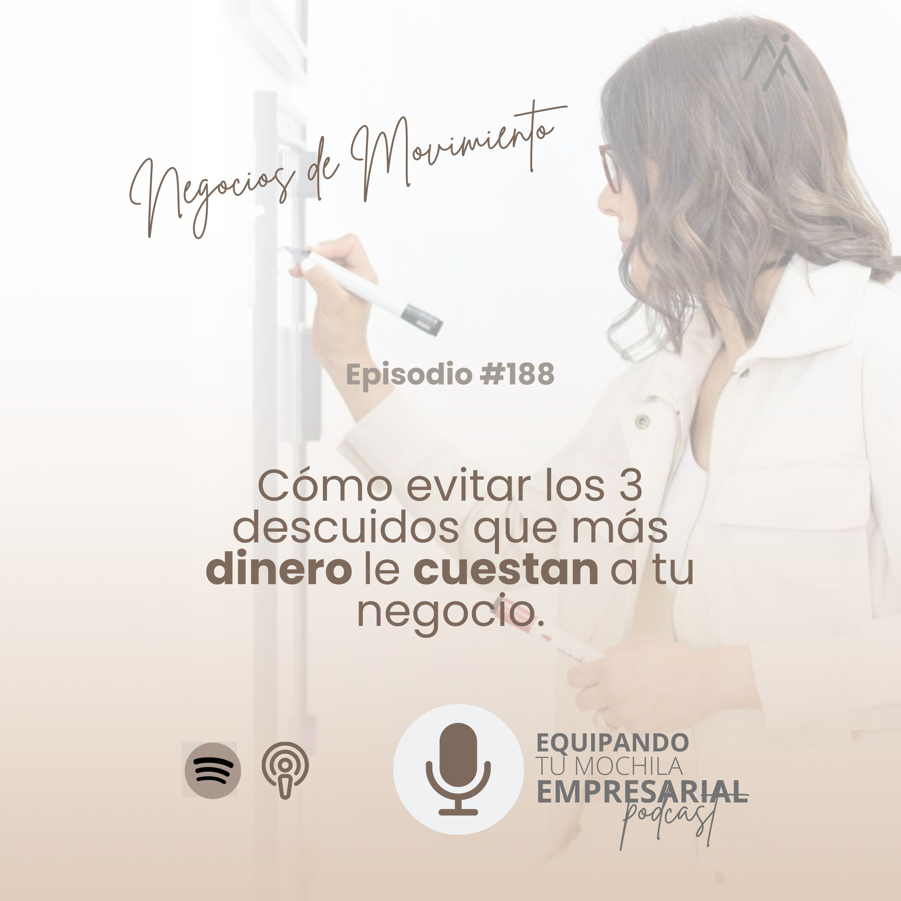 Cómo evitar los 3 descuidos que más dinero le cuestan a tu negocio-Ep. #188 episode artwork