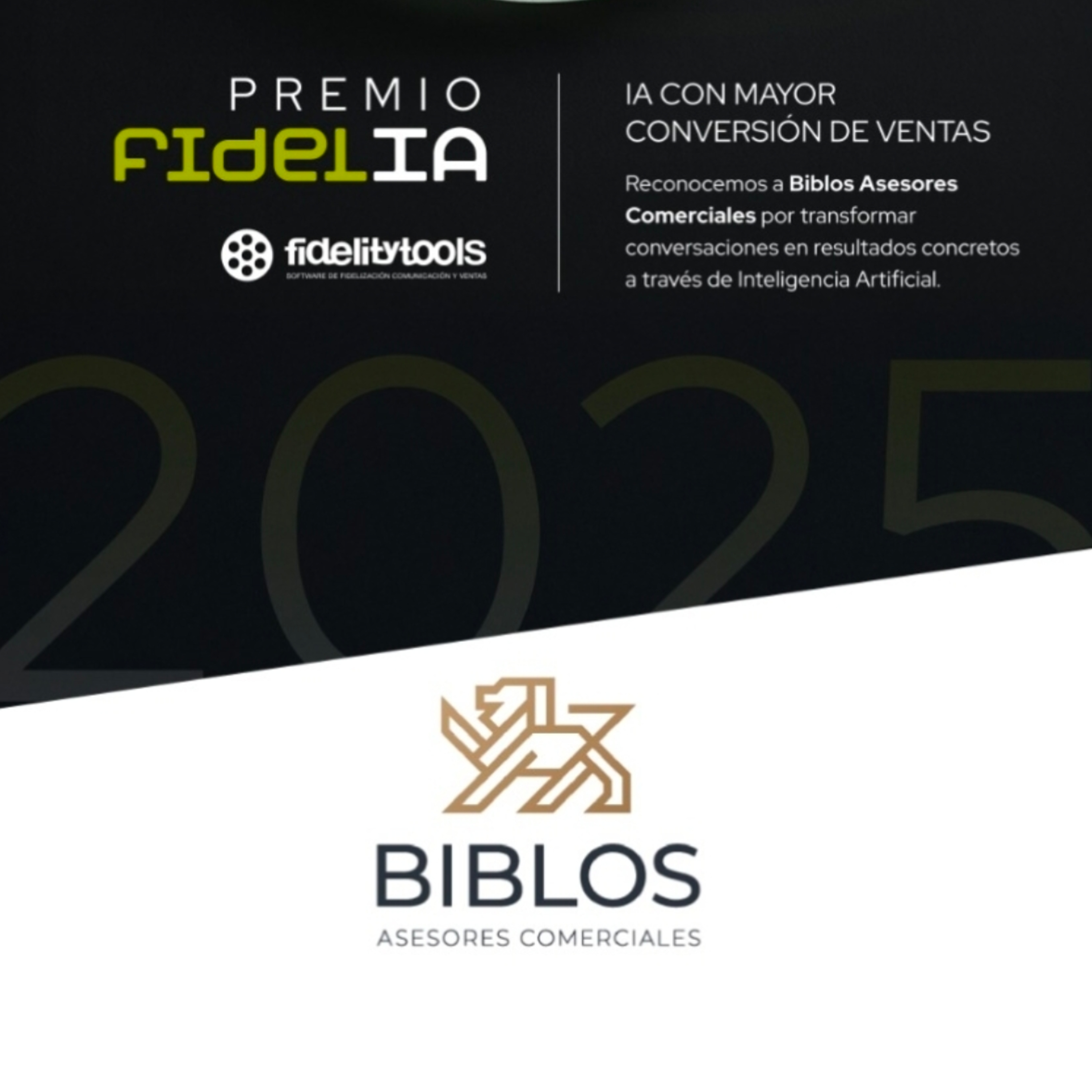 Premios FidelIA de Inteligencia Artificial - Mayor conversión de Ventas - Biblos Asesores  episode artwork