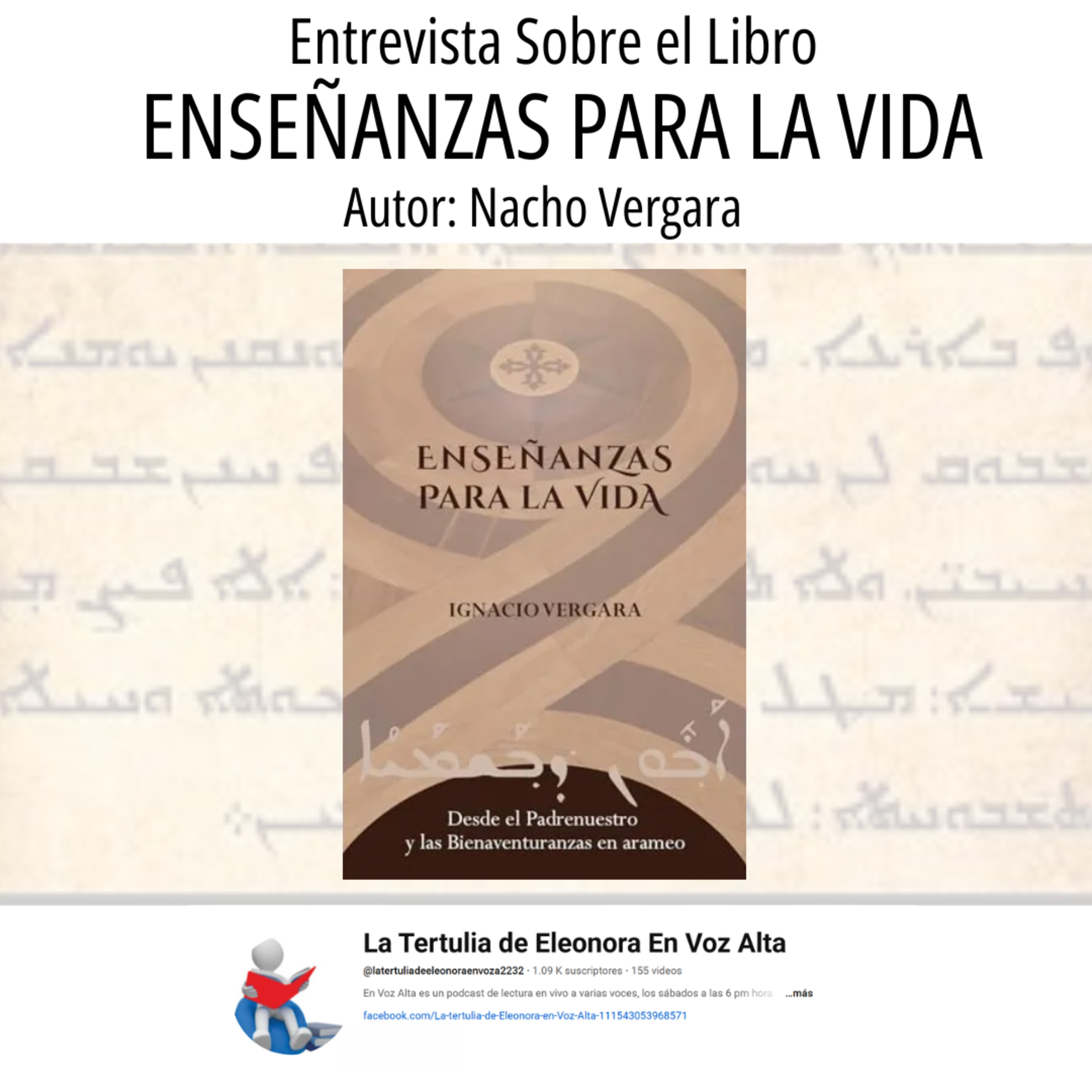 LIBRO ENSEÑANZAS PARA LA VIDA - ENTREVISTA