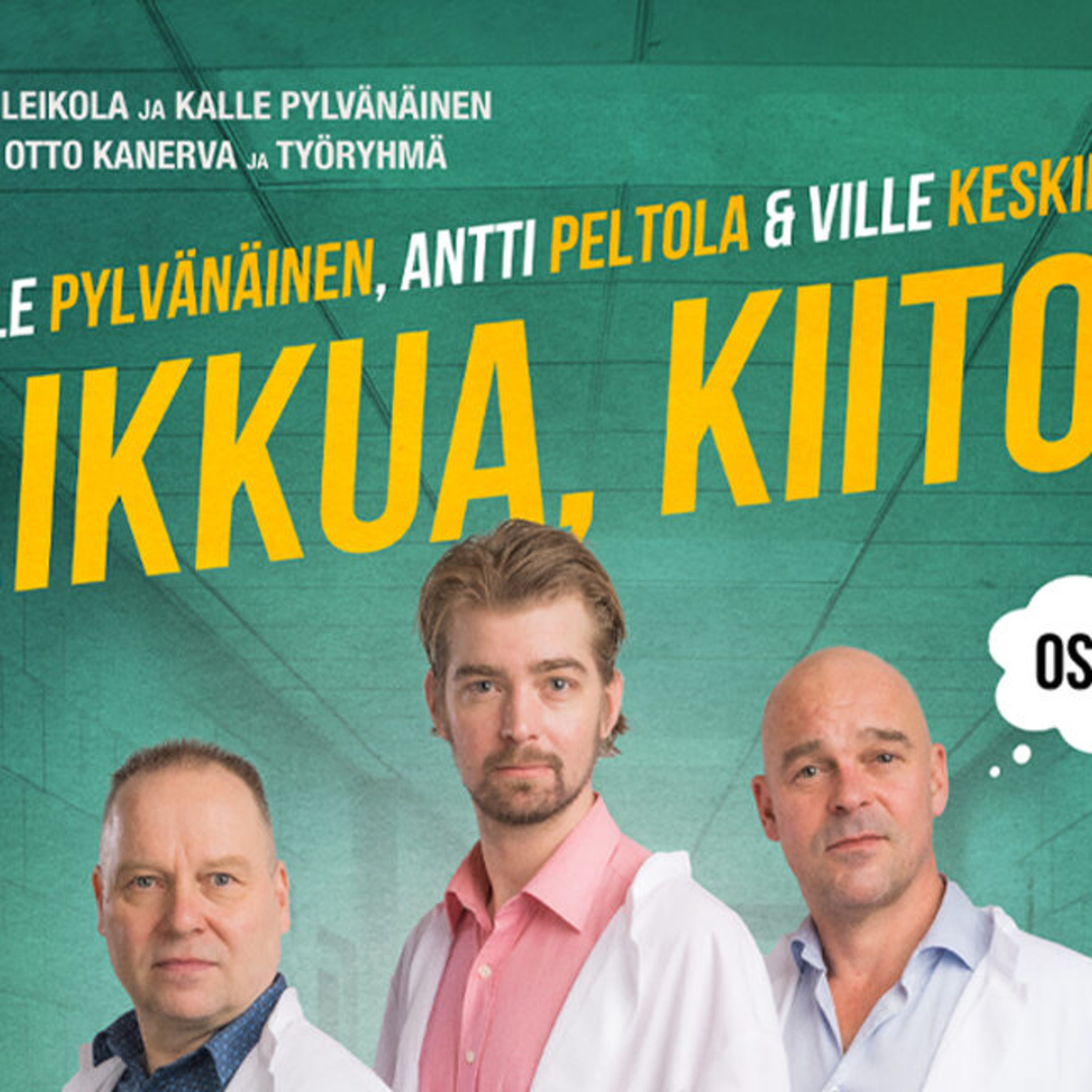 Näyttelijä Kalle Pylvänäinen rohkaisee sketsiesityksien pariin: “Tule huutonauramaan ja unohda murheet pariksi tunniksi” episode artwork