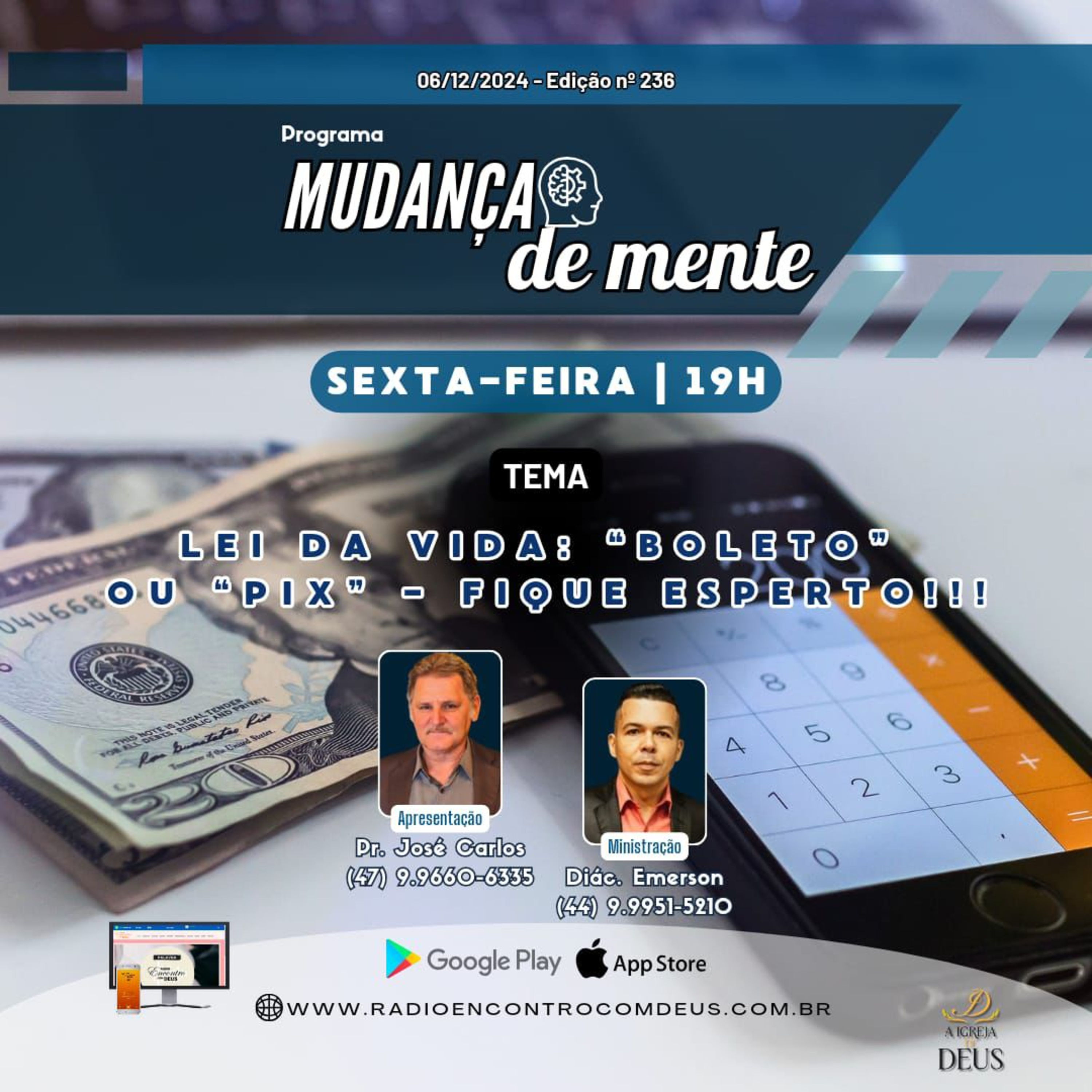 Mudança de mente - Lei da vida: "boleto" ou "pix" - fique esperto!!! - R#182 episode artwork