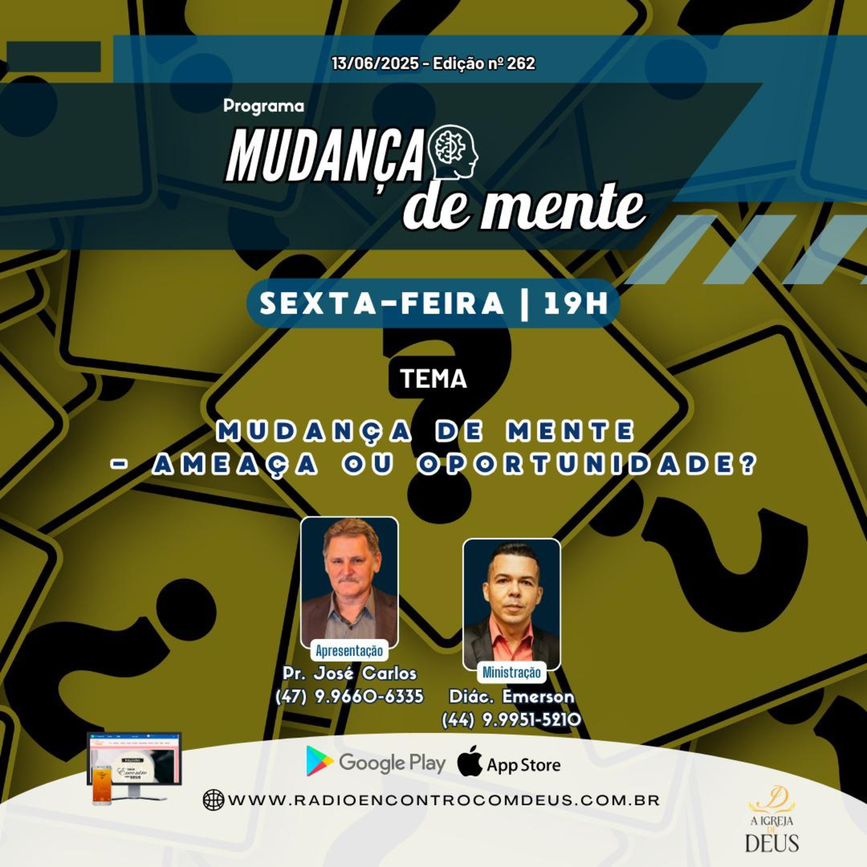 MUDANÇA DE MENTE