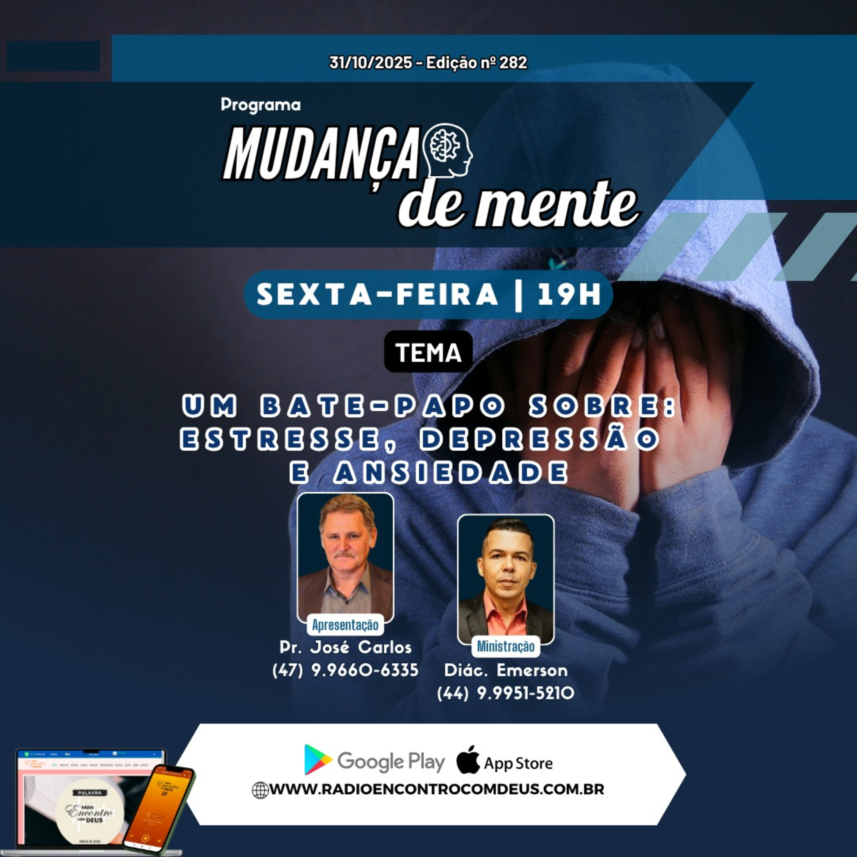 Mudança de mente - Bate papo: estresse, depressão e ansiedade episode artwork