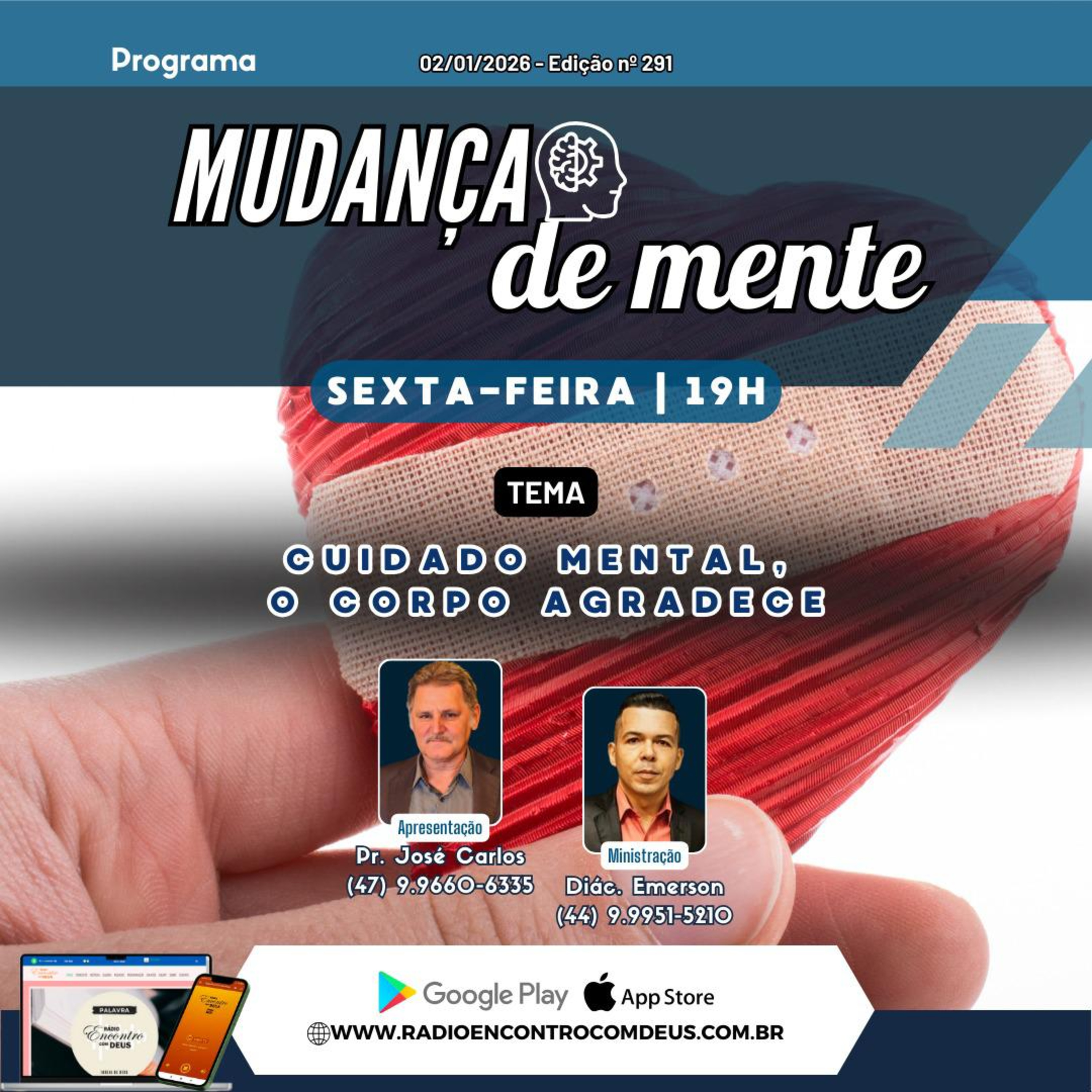 Mudança de mente - Cuidado mental, o corpo agradece!!! - R#137 episode artwork