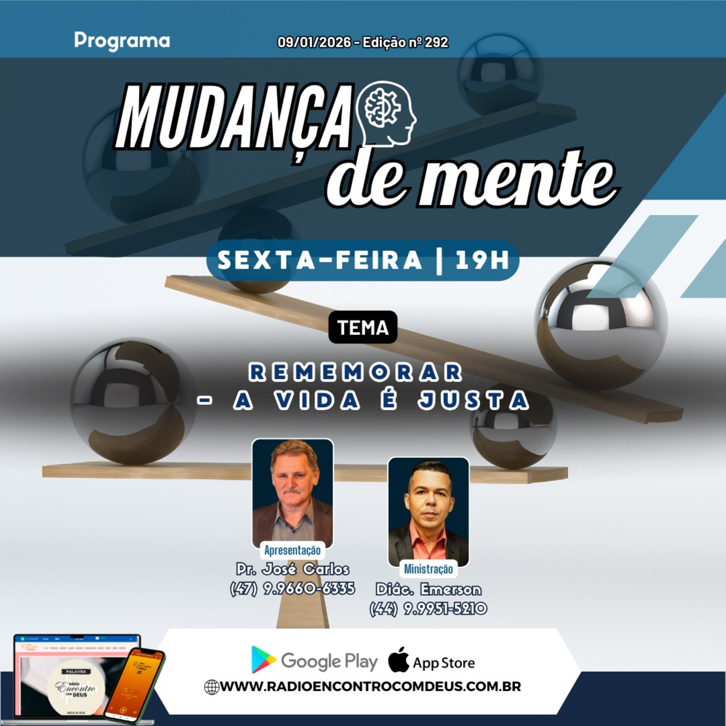 Mudança de mente - A vida é justa - #MDM 180 episode artwork