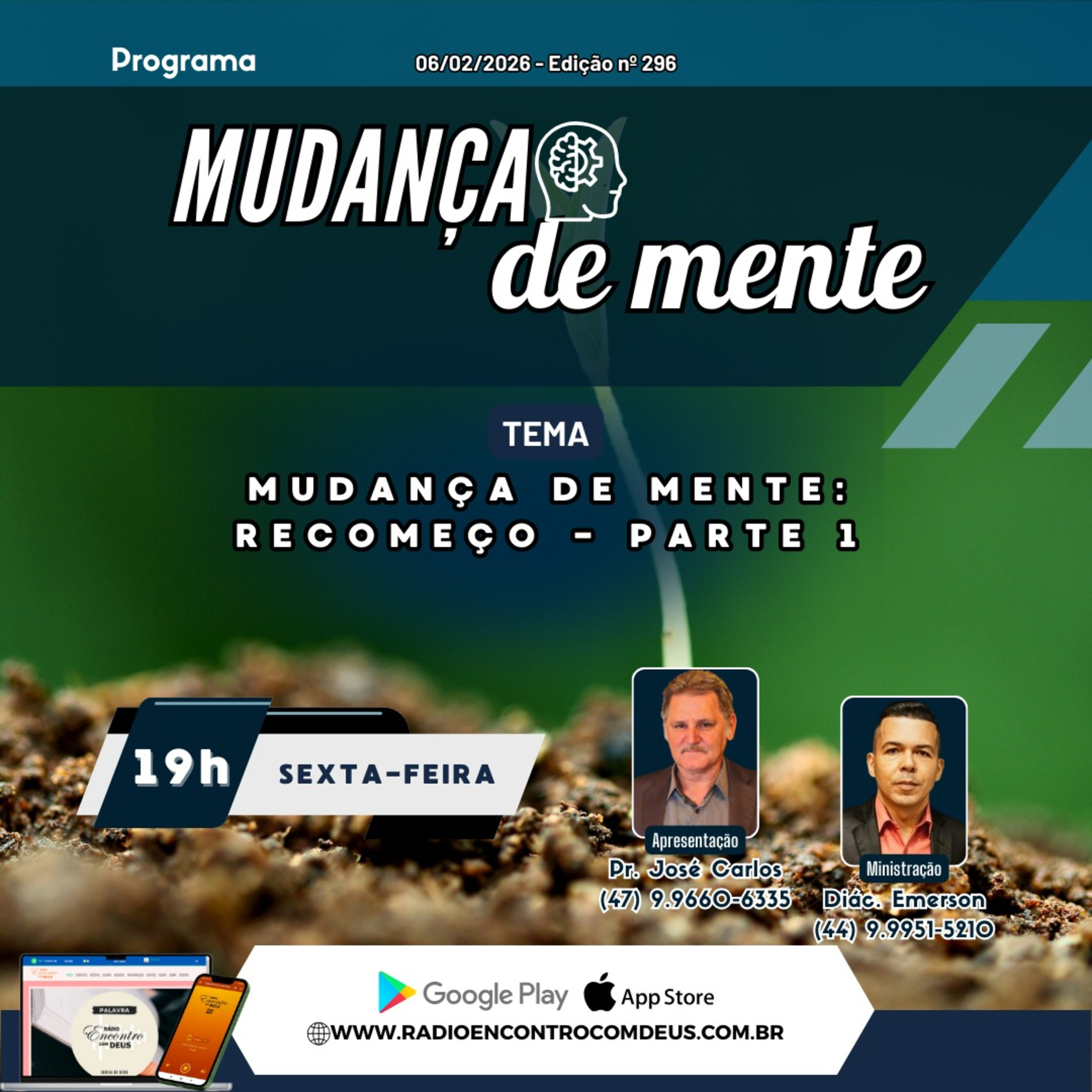 Mudança de mente: Recomeço - Parte 1 - #MDM 192