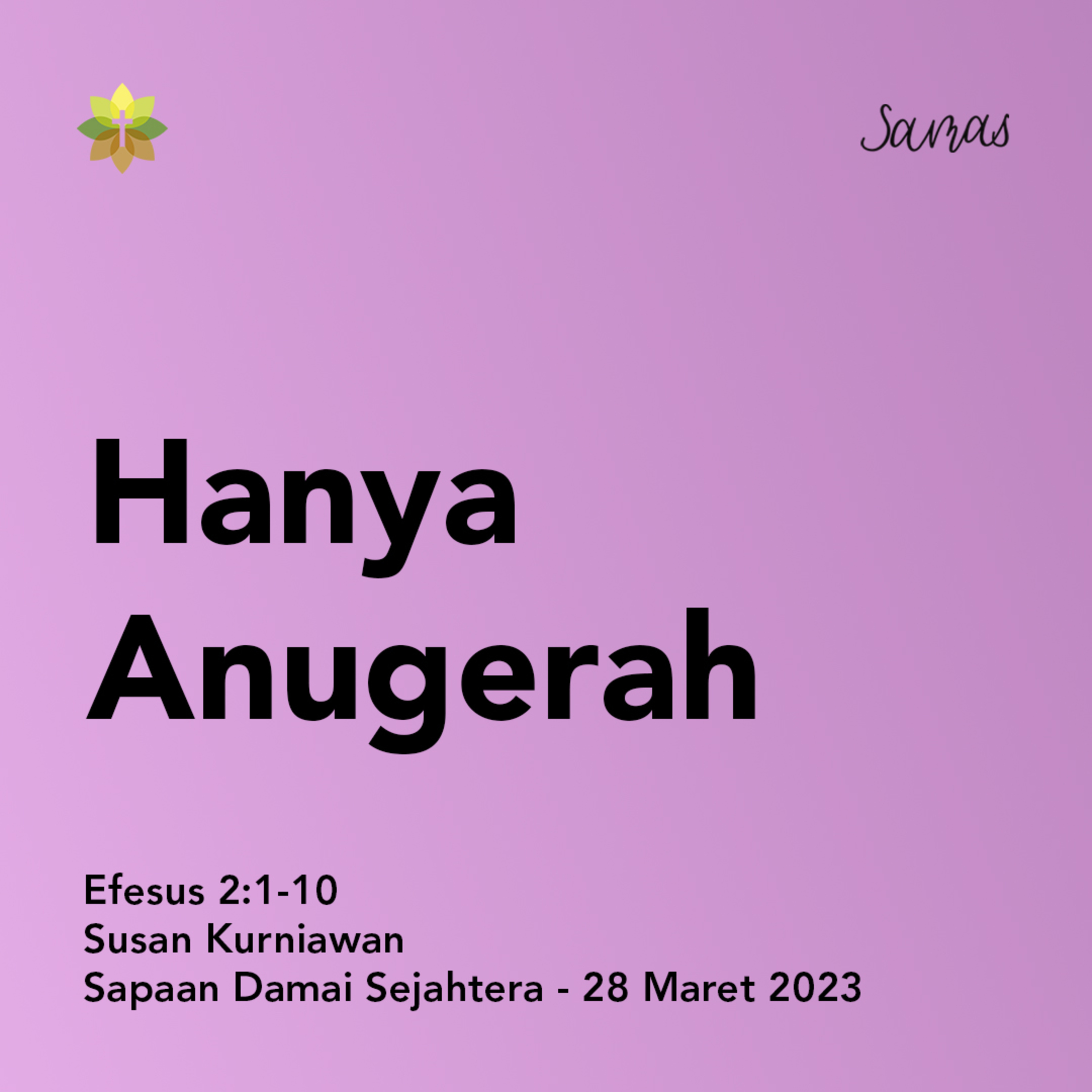 Hanya Anugerah episode artwork