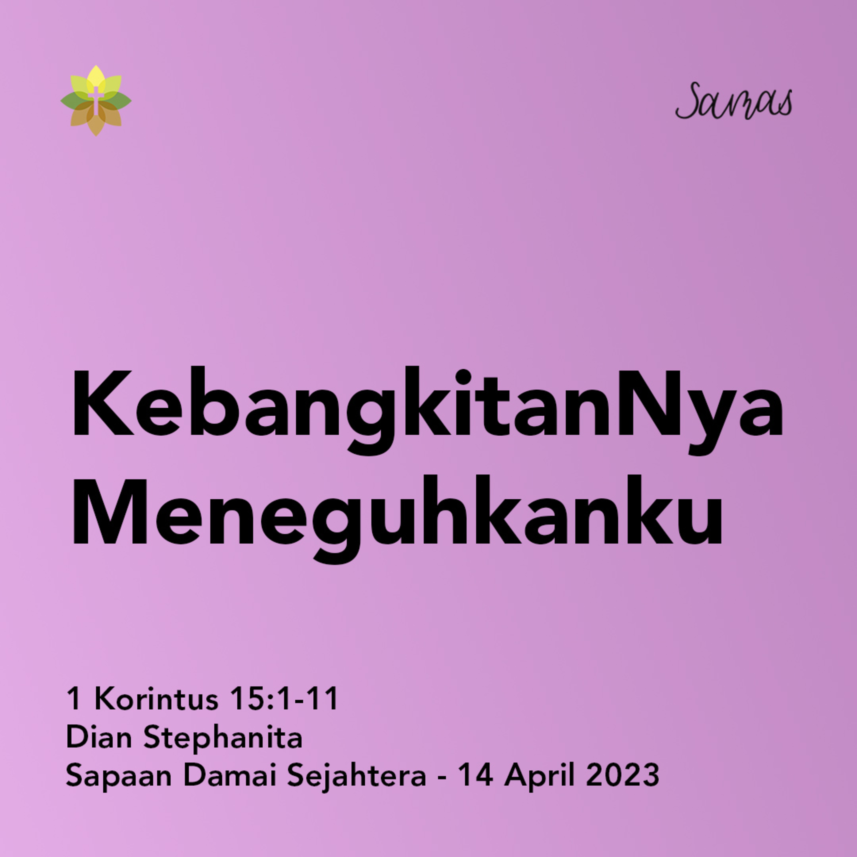 KebangkitanNya Meneguhkanku episode artwork