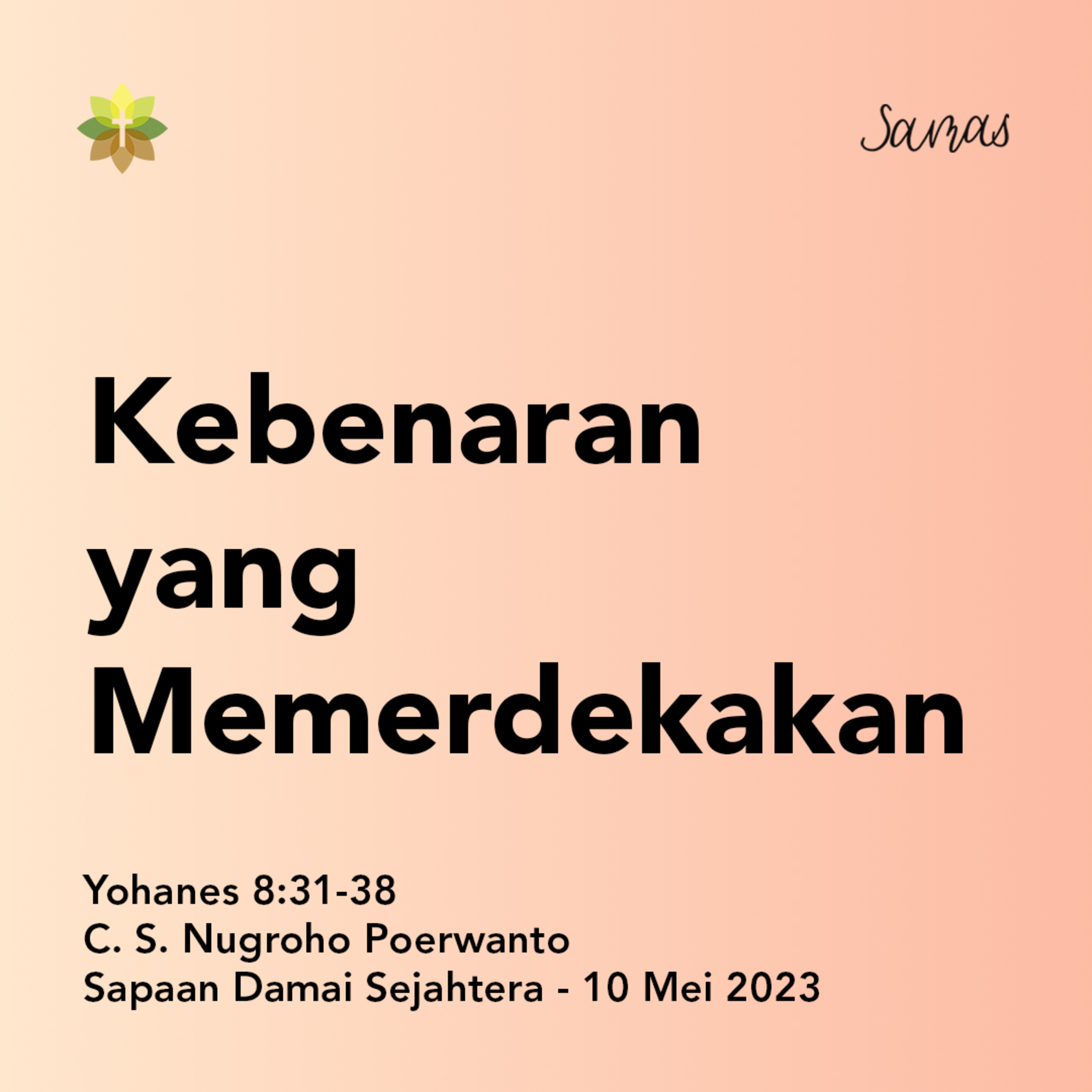 Kebenaran yang Memerdekakan episode artwork