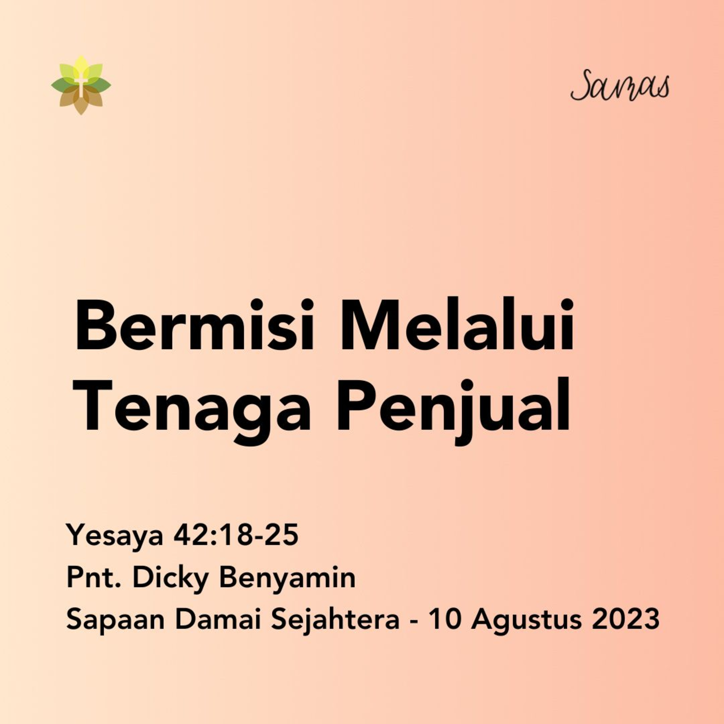 Bermisi Melalui Tenaga Penjual episode artwork
