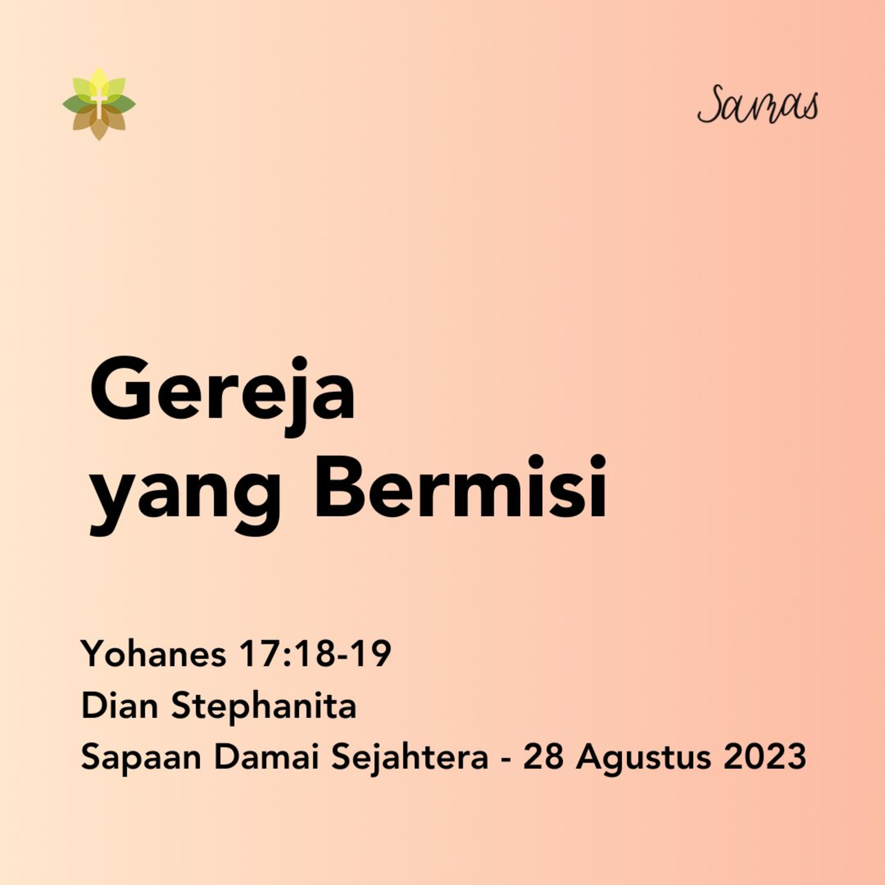Gereja yang Bermisi episode artwork