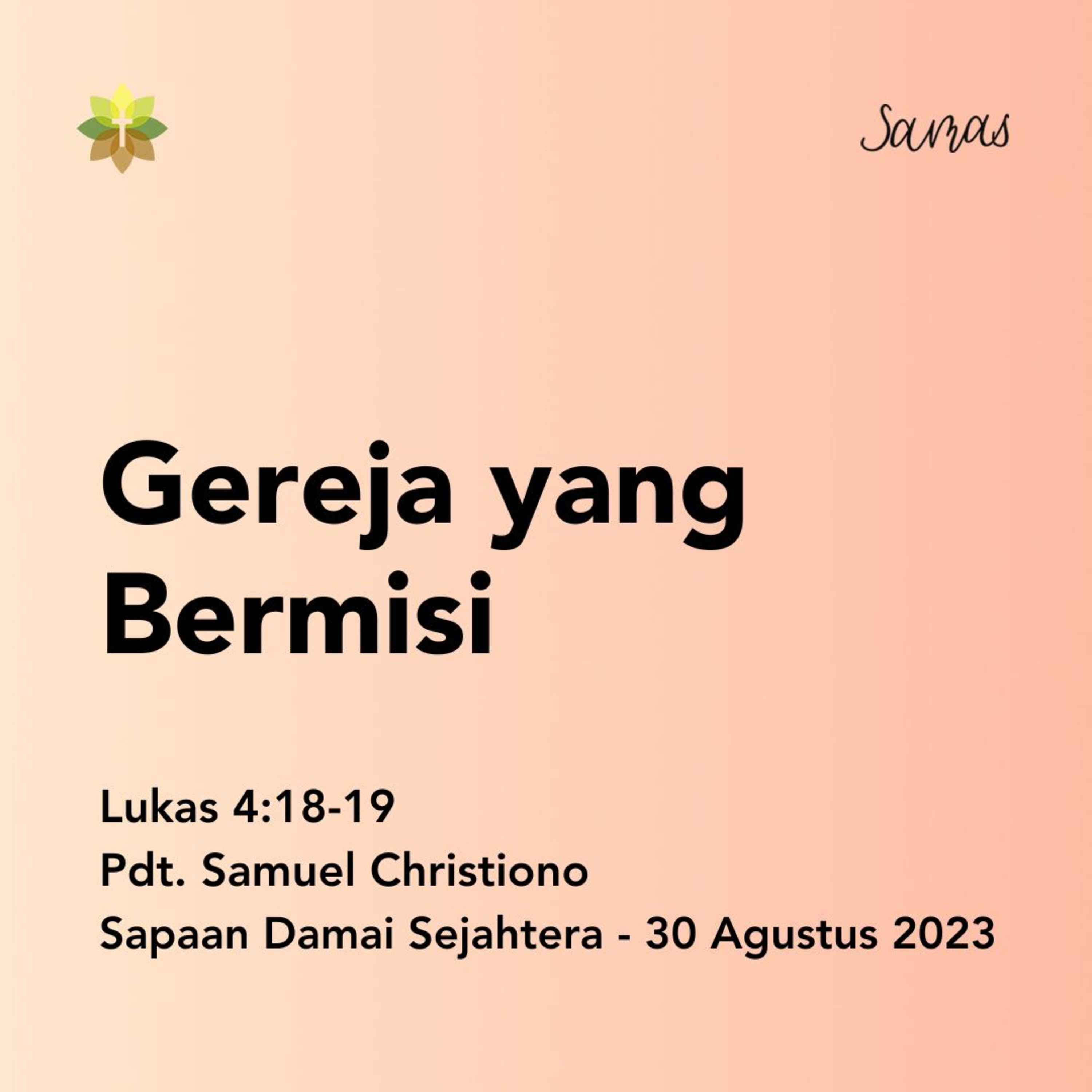 Gereja yang Bermisi episode artwork