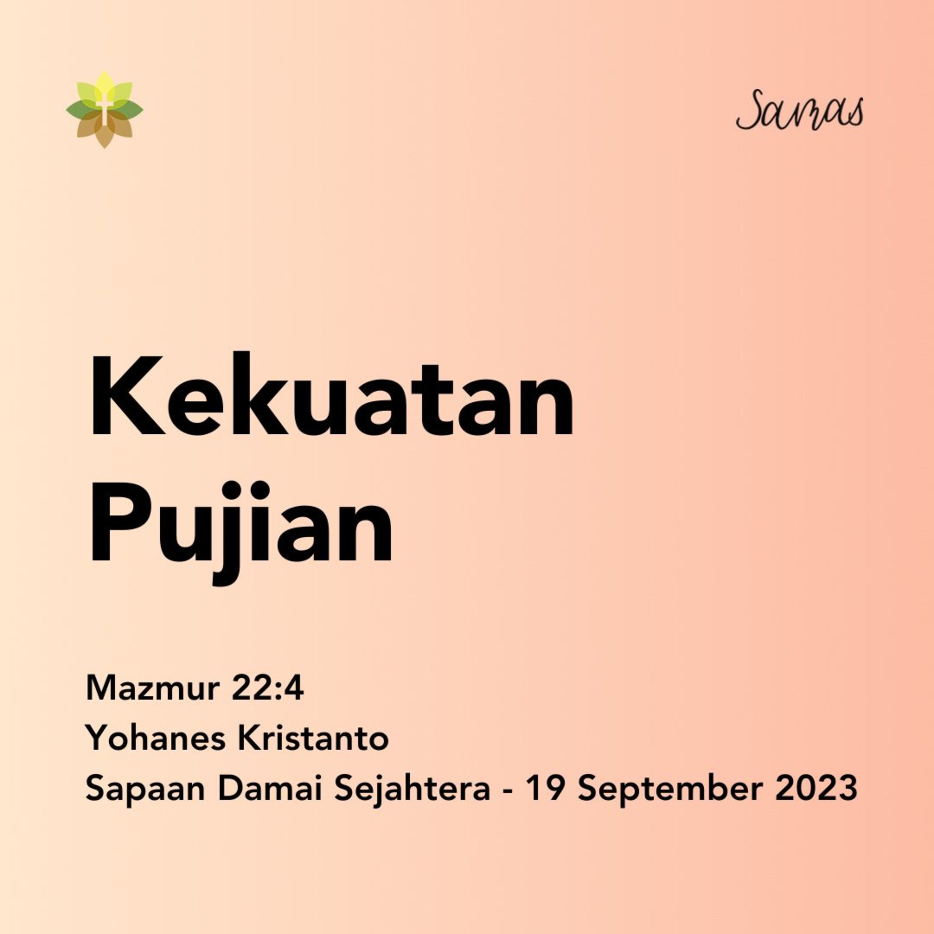 Kekuatan Pujian episode artwork