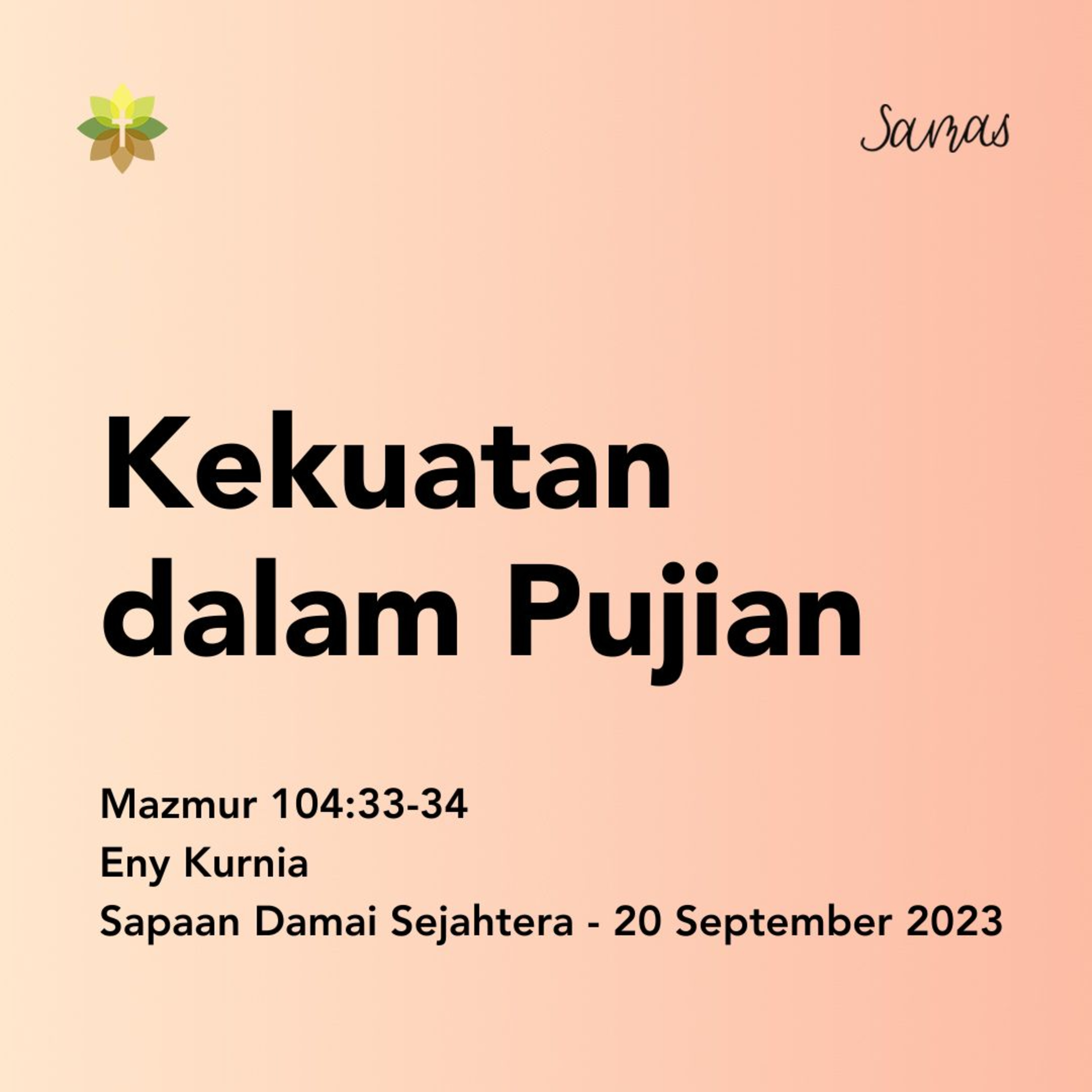 Kekuatan dalam Pujian episode artwork