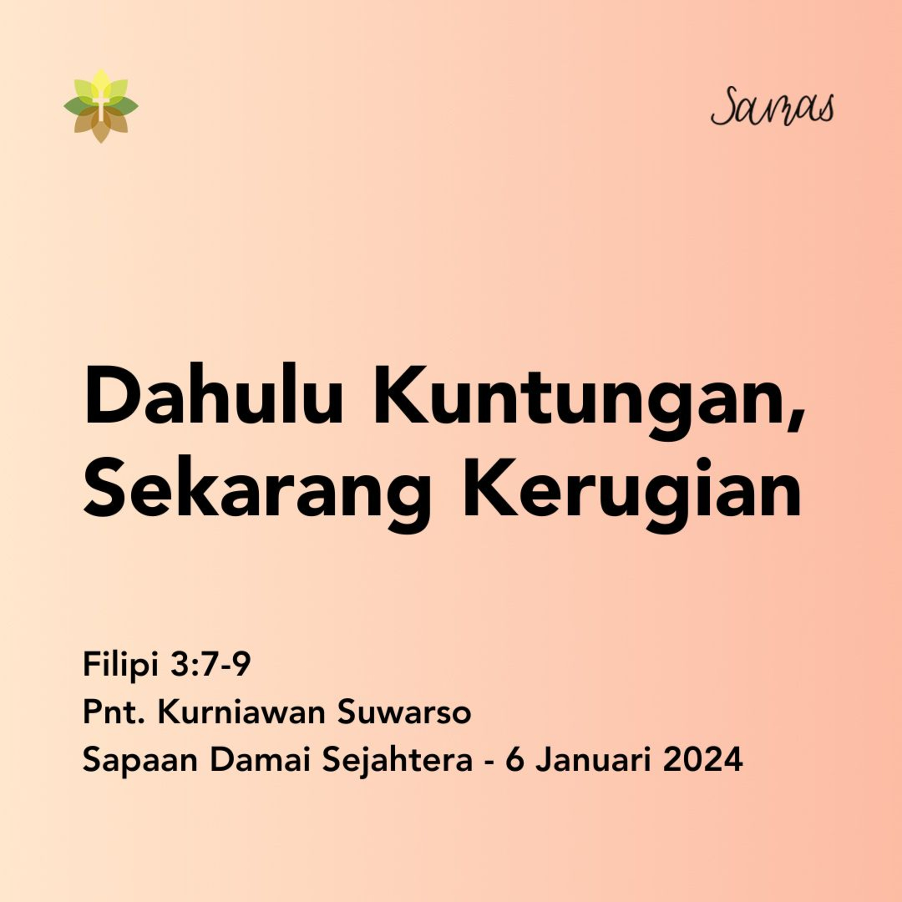 Dahulu Kuntungan, Sekarang Kerugian episode artwork