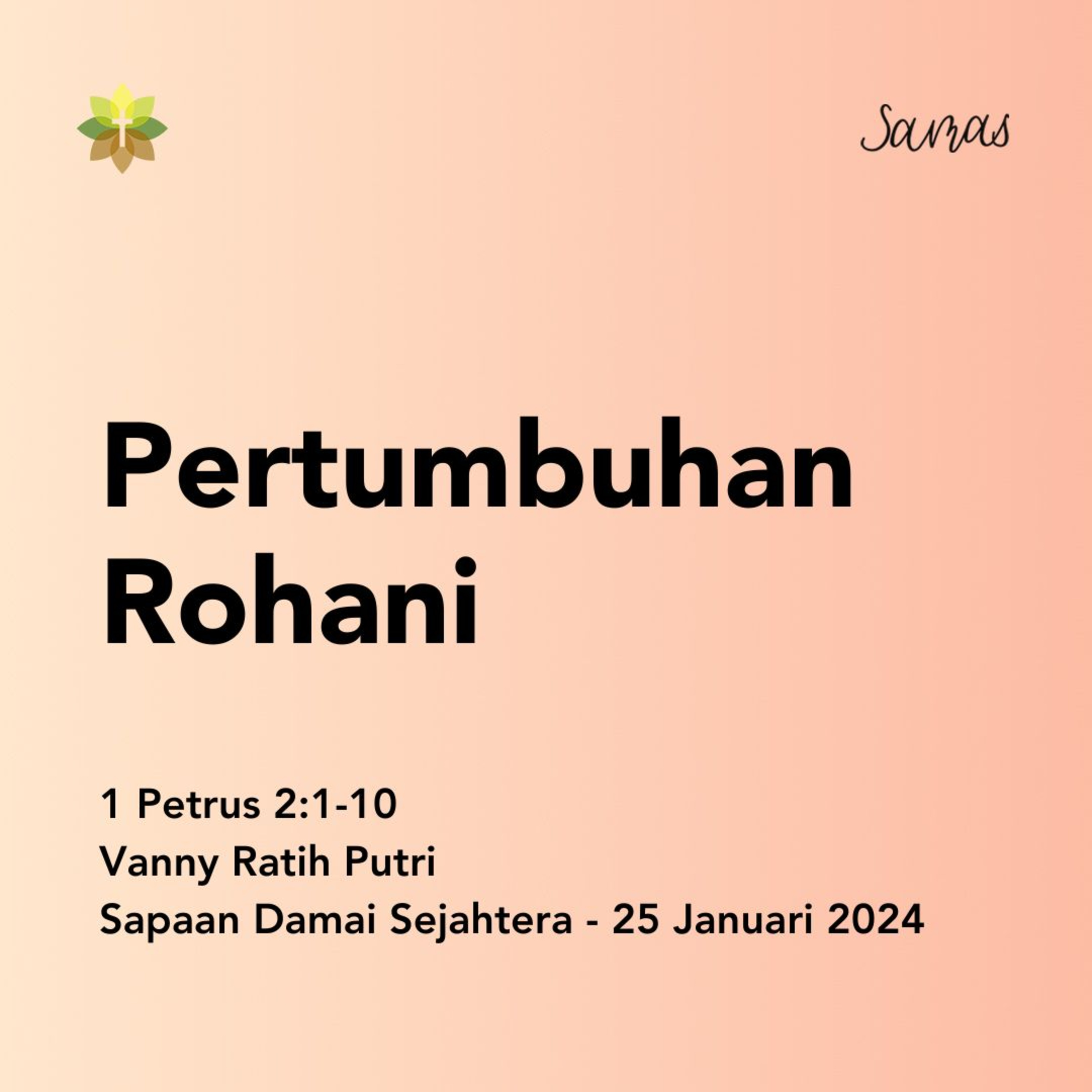 Pertumbuhan Rohani episode artwork