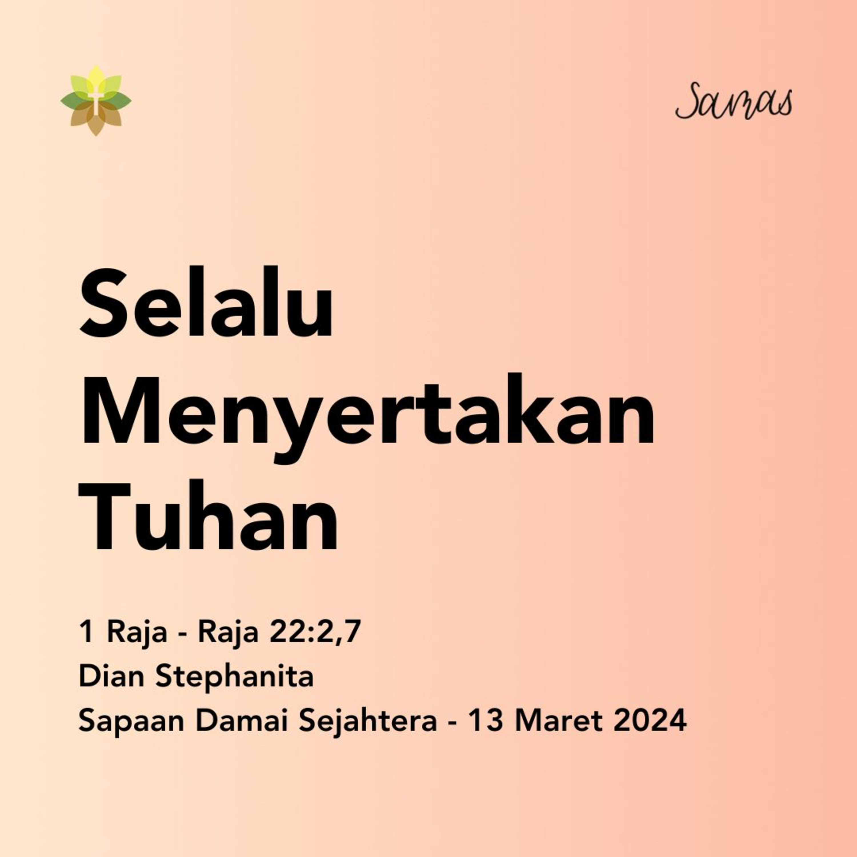 Selalu Menyertakan Tuhan episode artwork