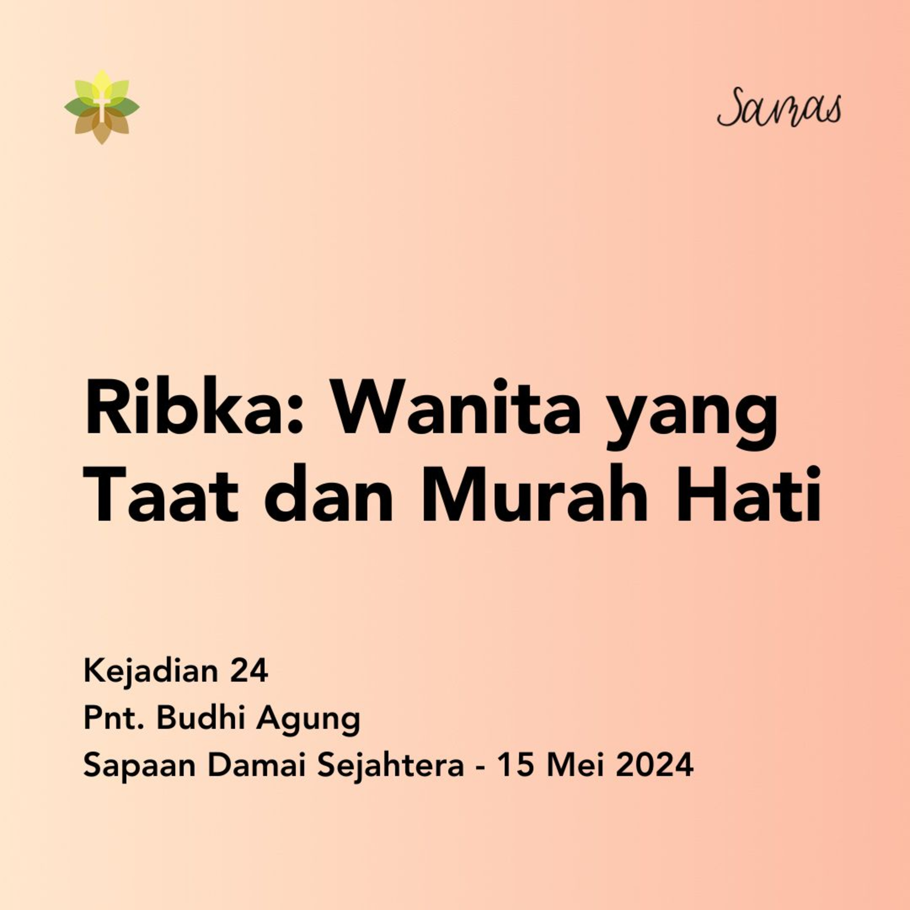 Ribka: Wanita yang Taat dan Murah Hati episode artwork