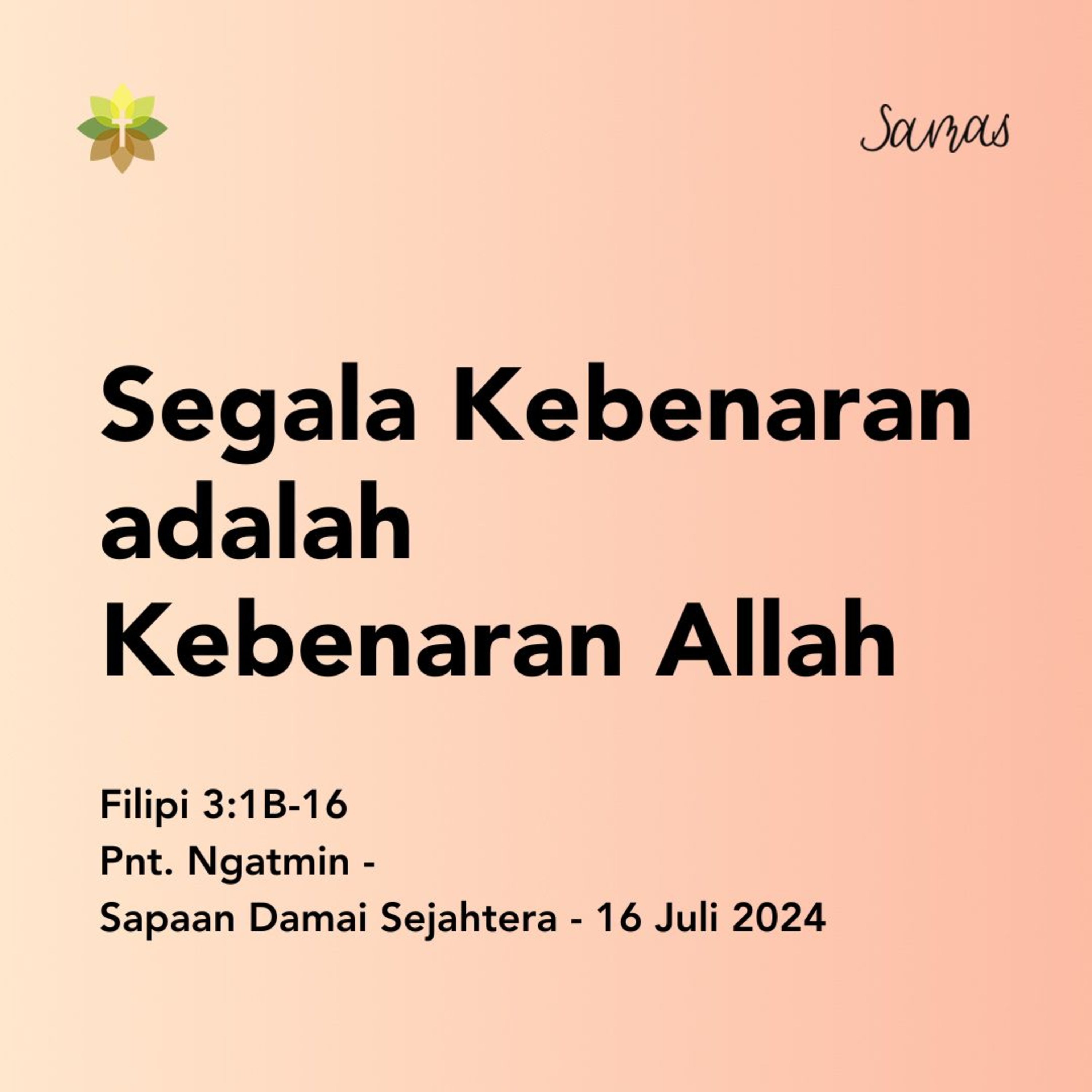 Segala Kebenaran adalah Kebenaran Allah episode artwork