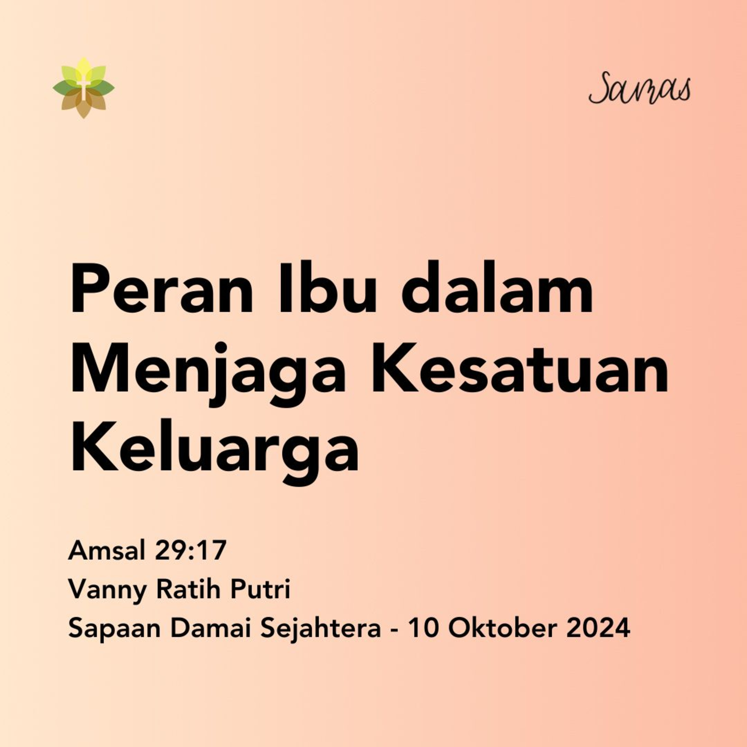 Peran Ibu dalam Menjaga Kesatuan Keluarga episode artwork