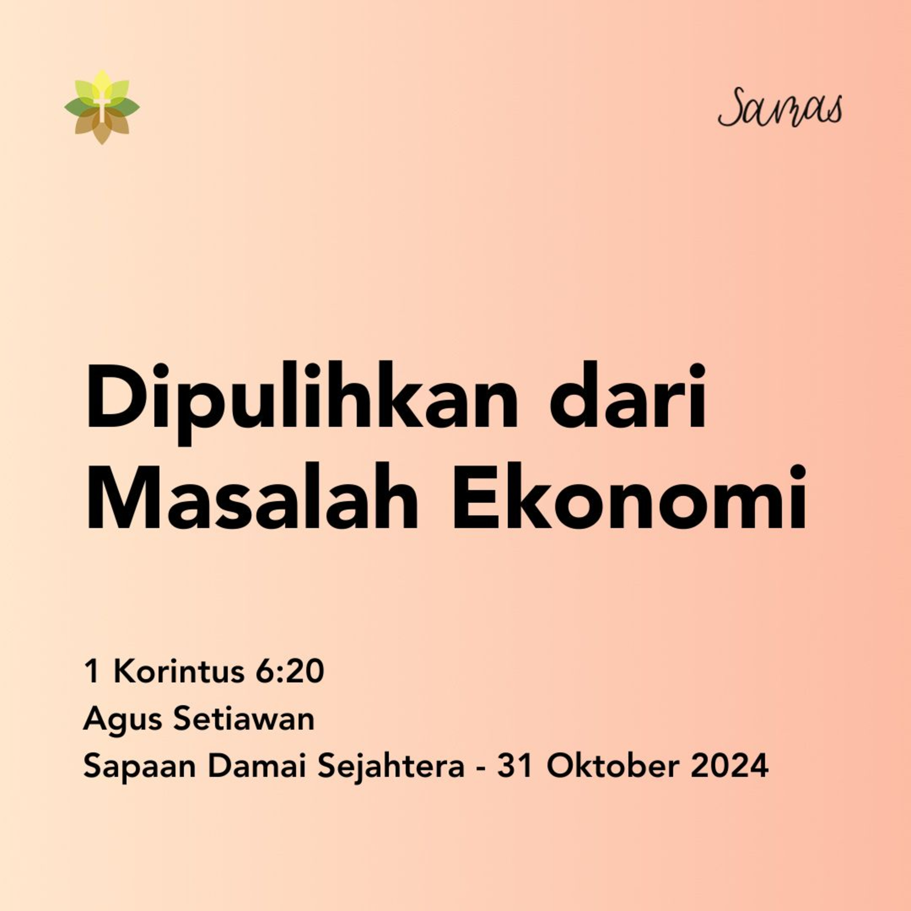 Dipulihkan dari Masalah Ekonomi episode artwork