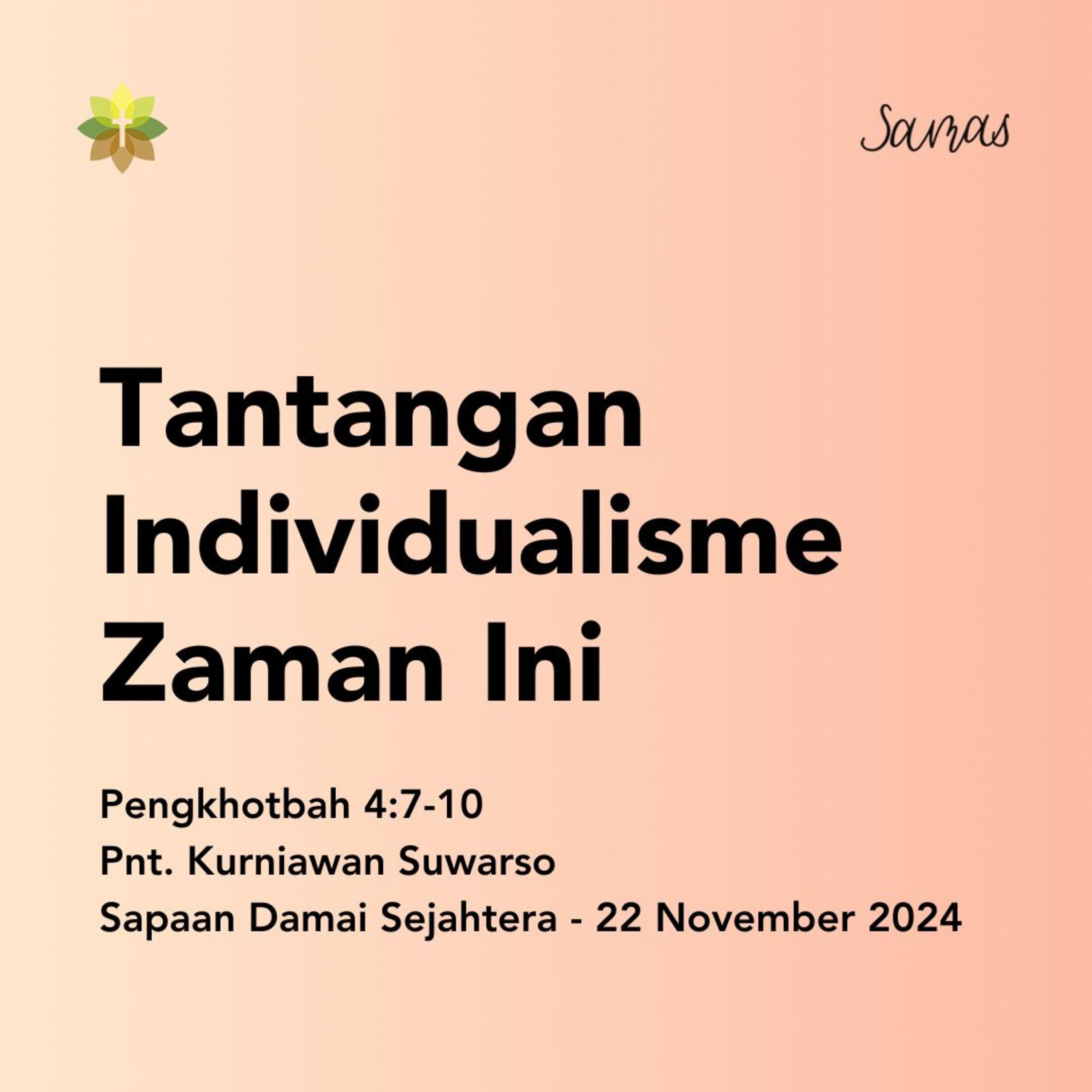 Tantangan Individualisme Zaman Ini episode artwork