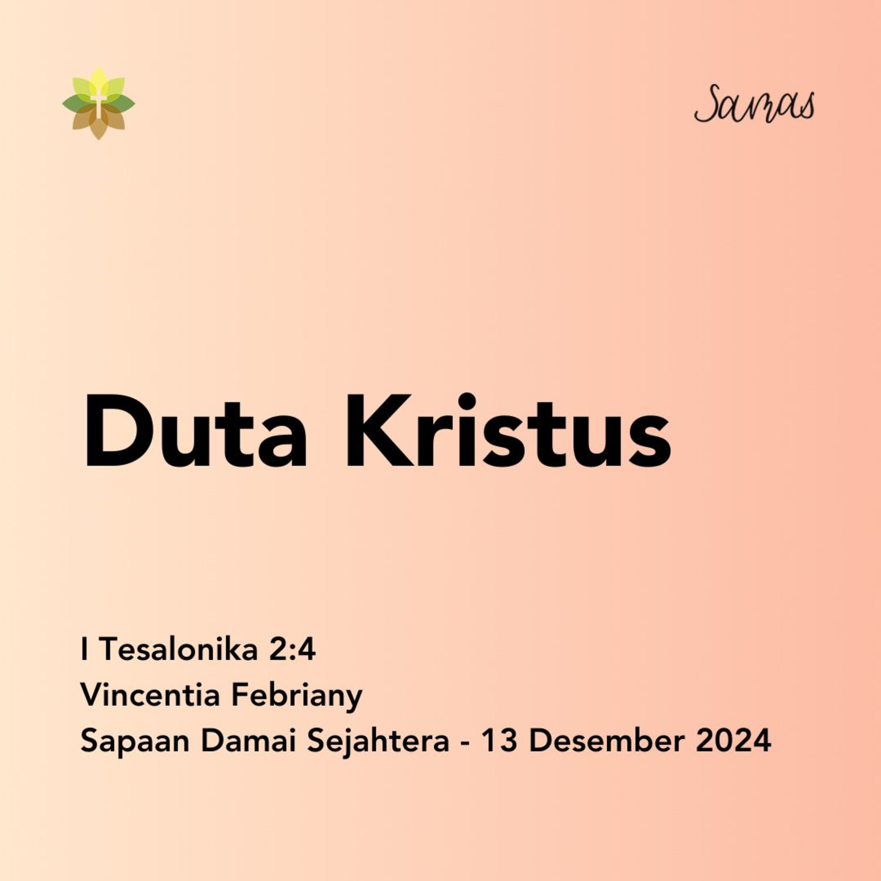 Duta Kristus episode artwork