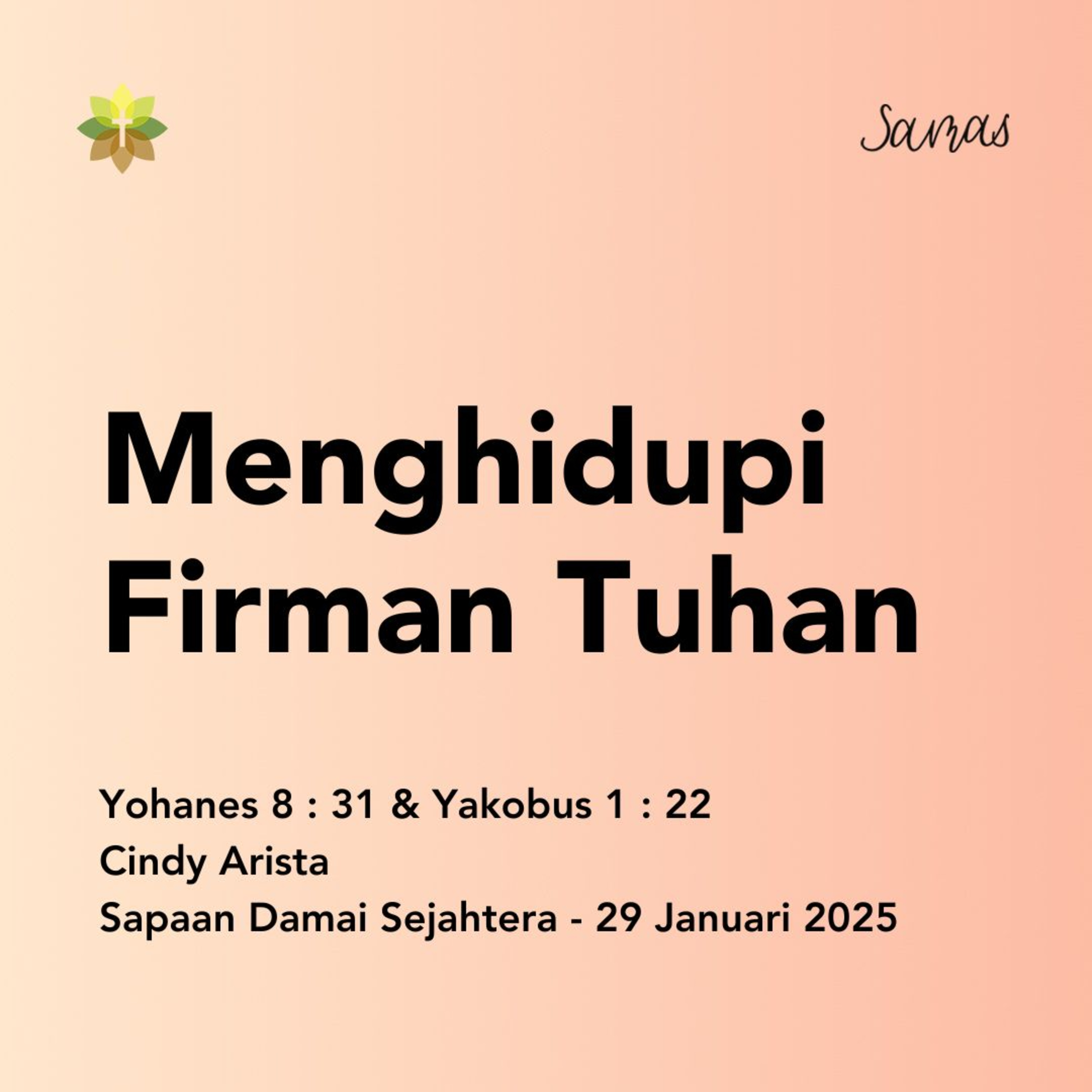 Menghidupi Firman Tuhan episode artwork