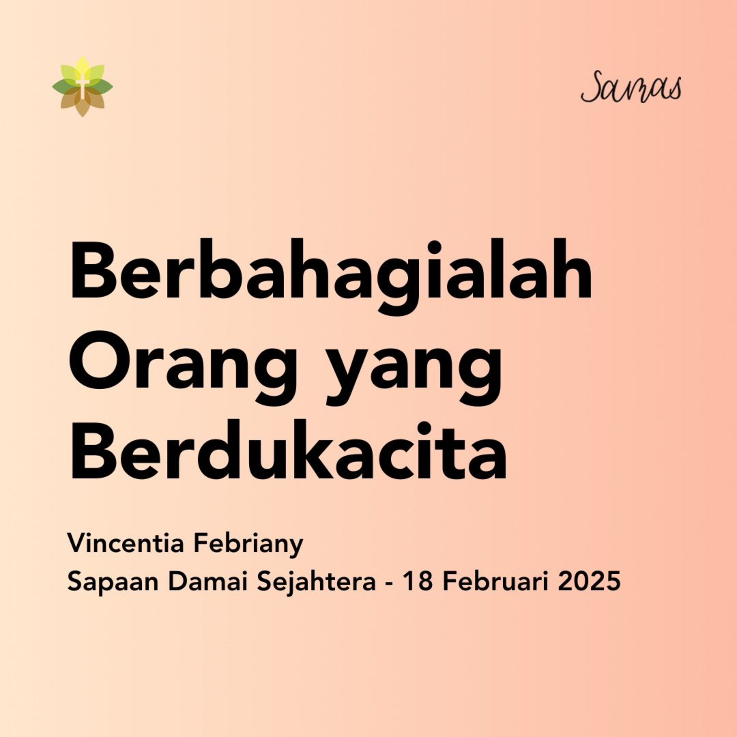 Berbahagialah Orang yang Berdukacita episode artwork