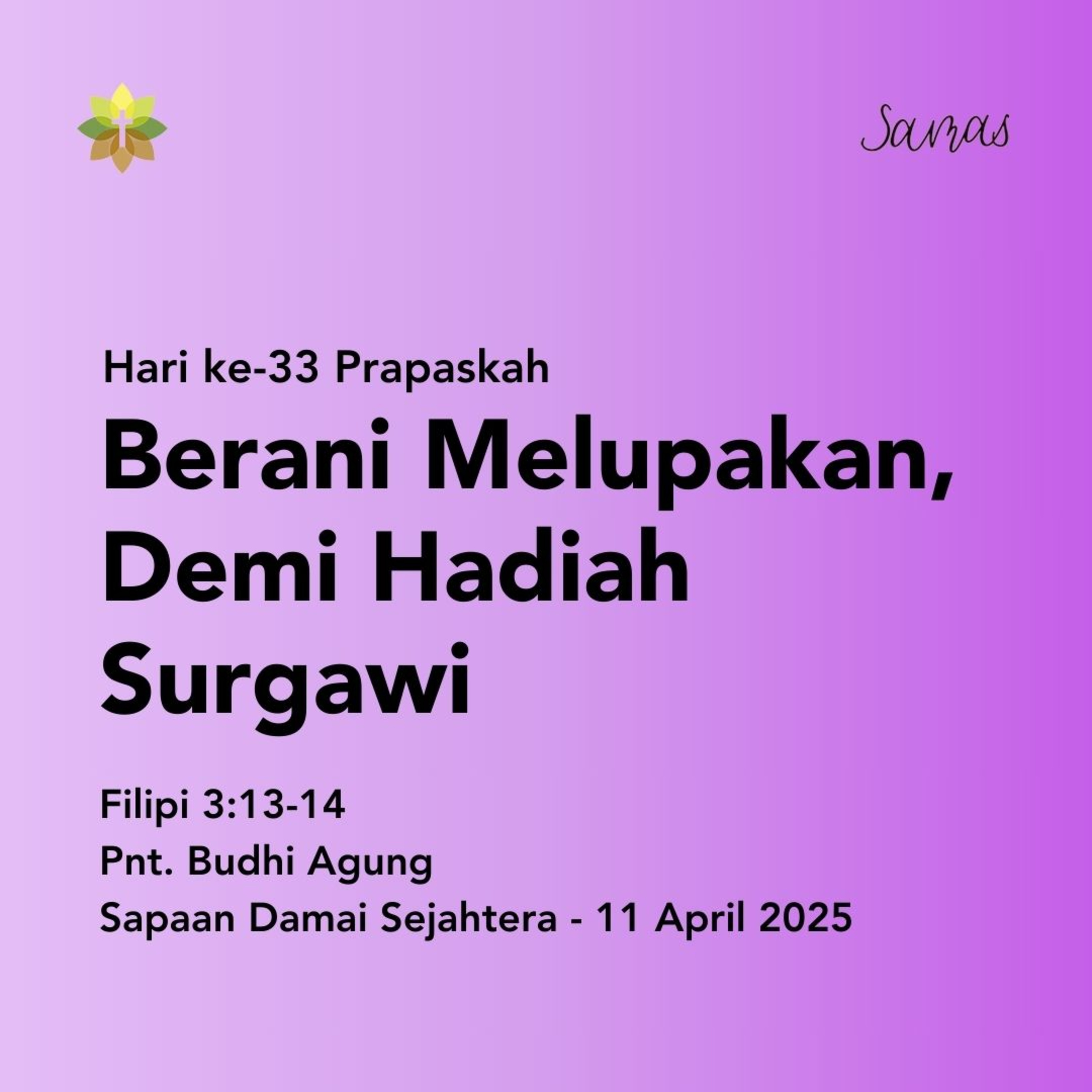 Berani Melupakan, Demi Hadiah Surgawi episode artwork