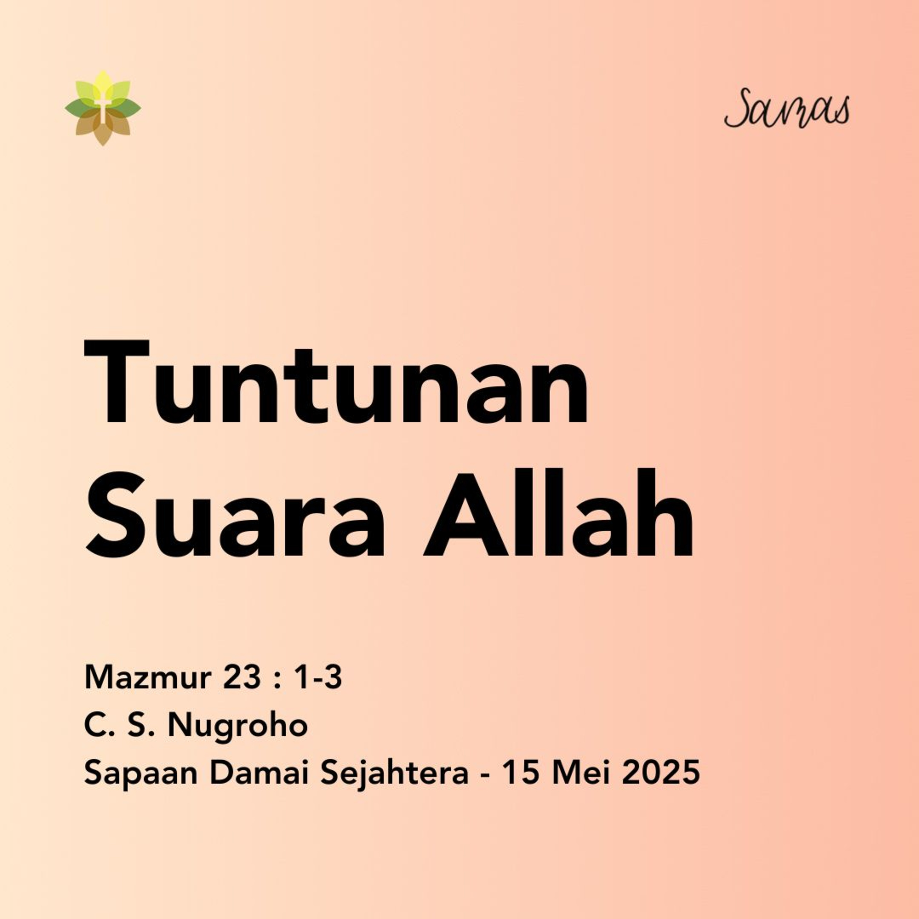 Tuntunan Suara Allah episode artwork