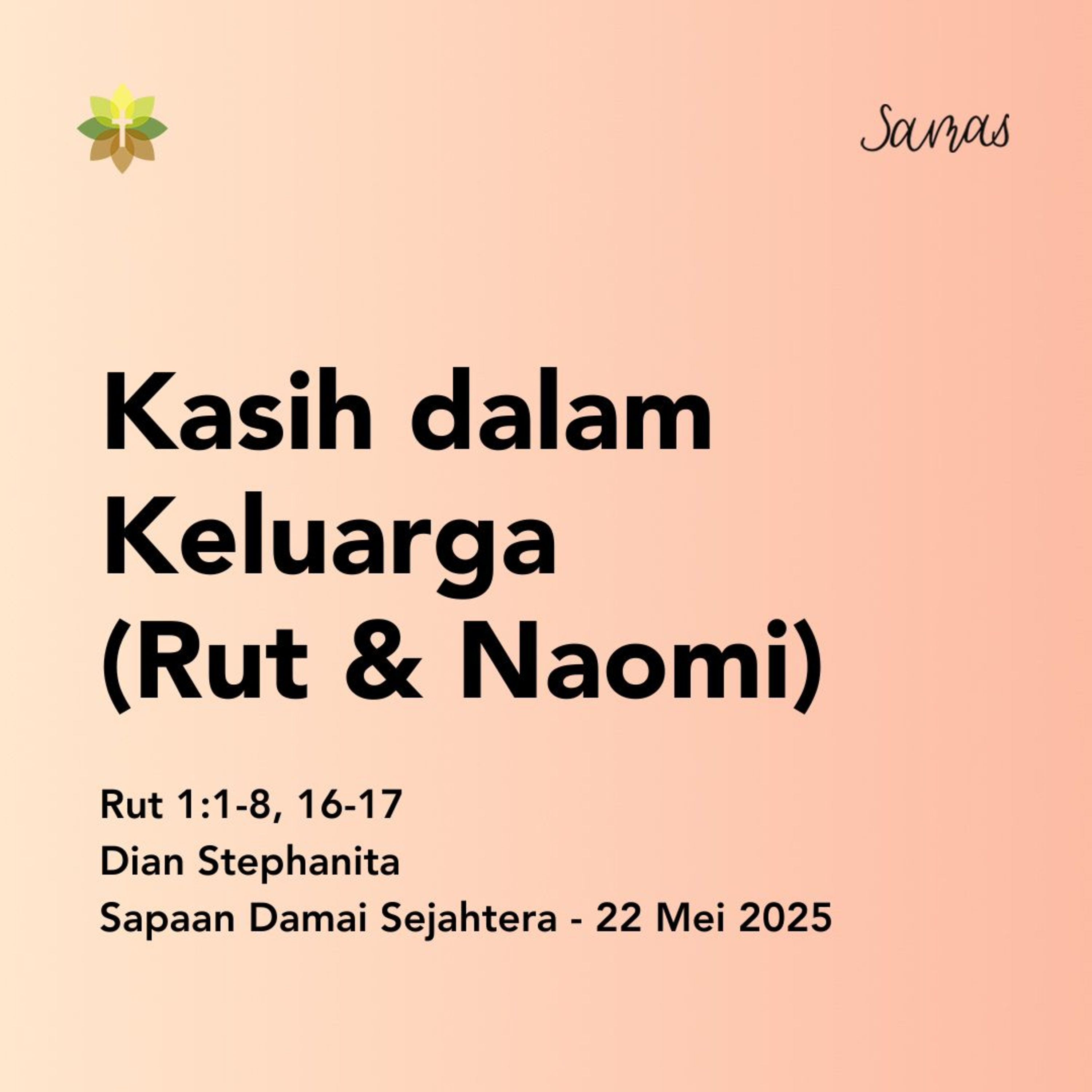 Kasih dalam Keluarga (Rut & Naomi) episode artwork