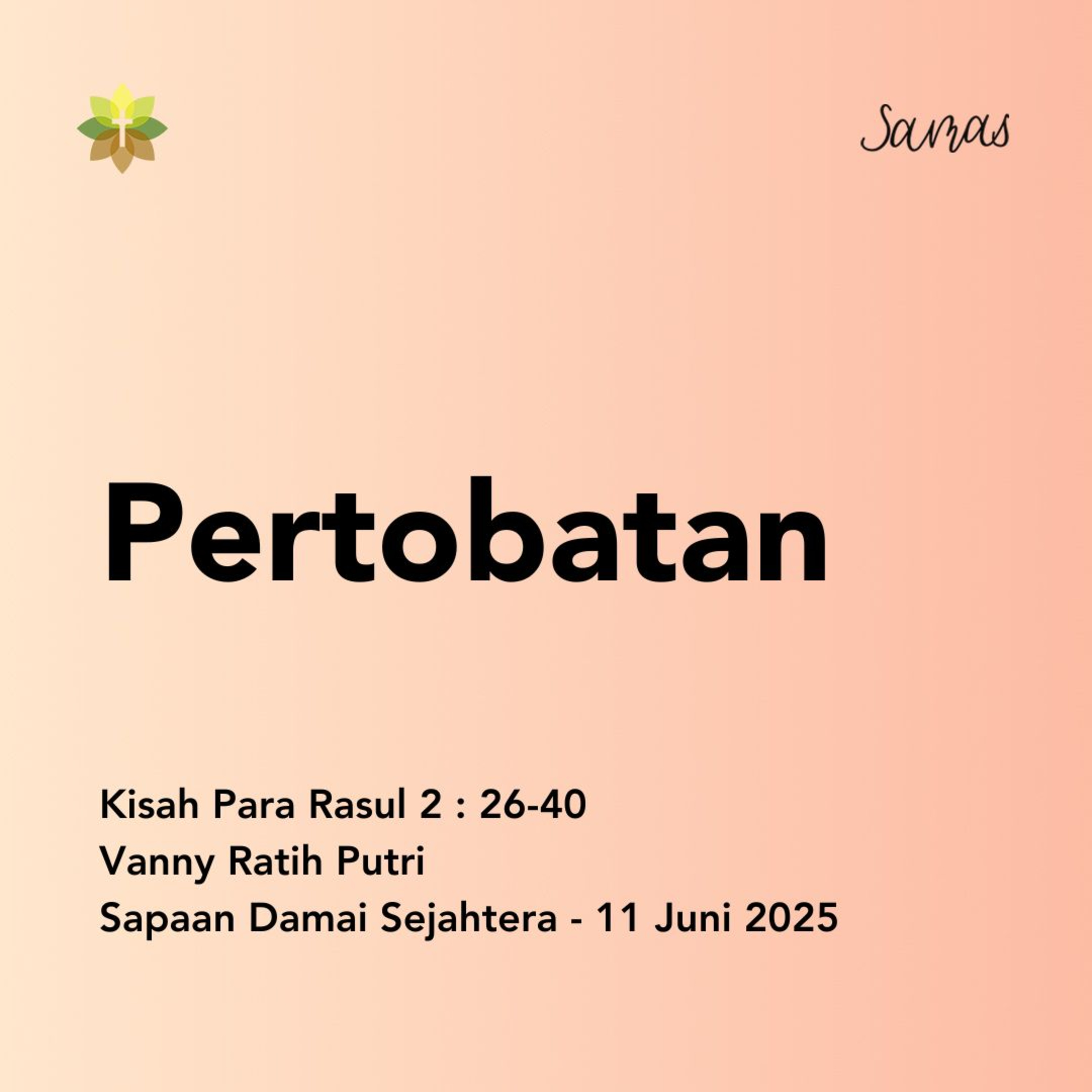 Pertobatan episode artwork
