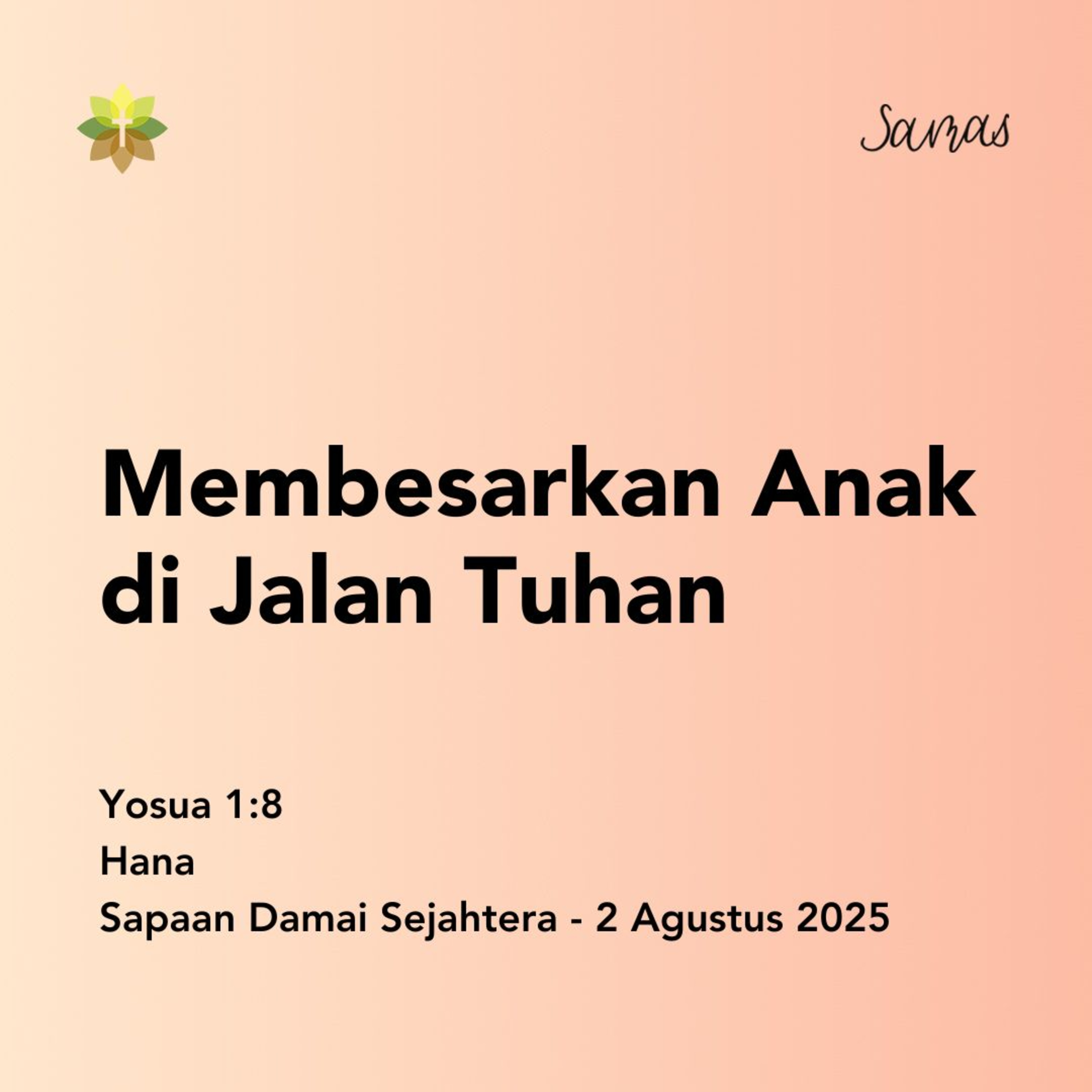 Membesarkan Anak di Jalan Tuhan episode artwork
