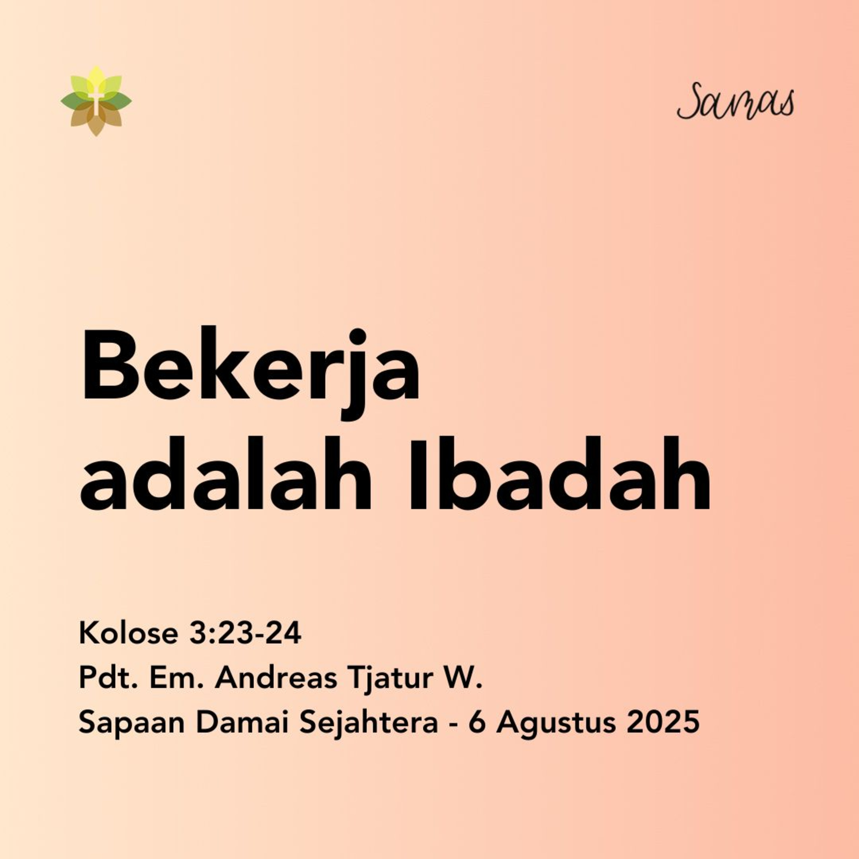 Bekerja adalah Ibadah episode artwork