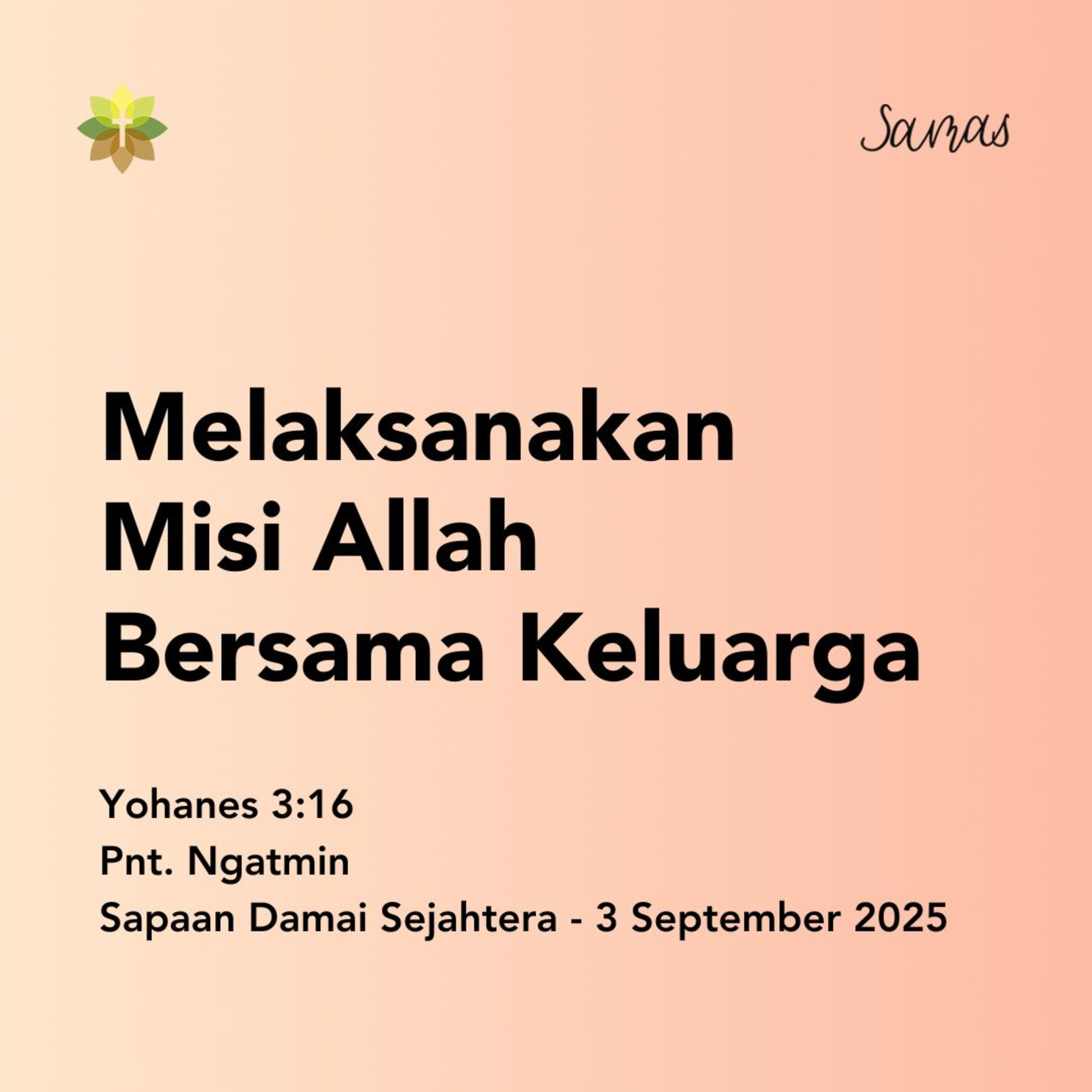 Melaksanakan Misi Allah Bersama Keluarga episode artwork