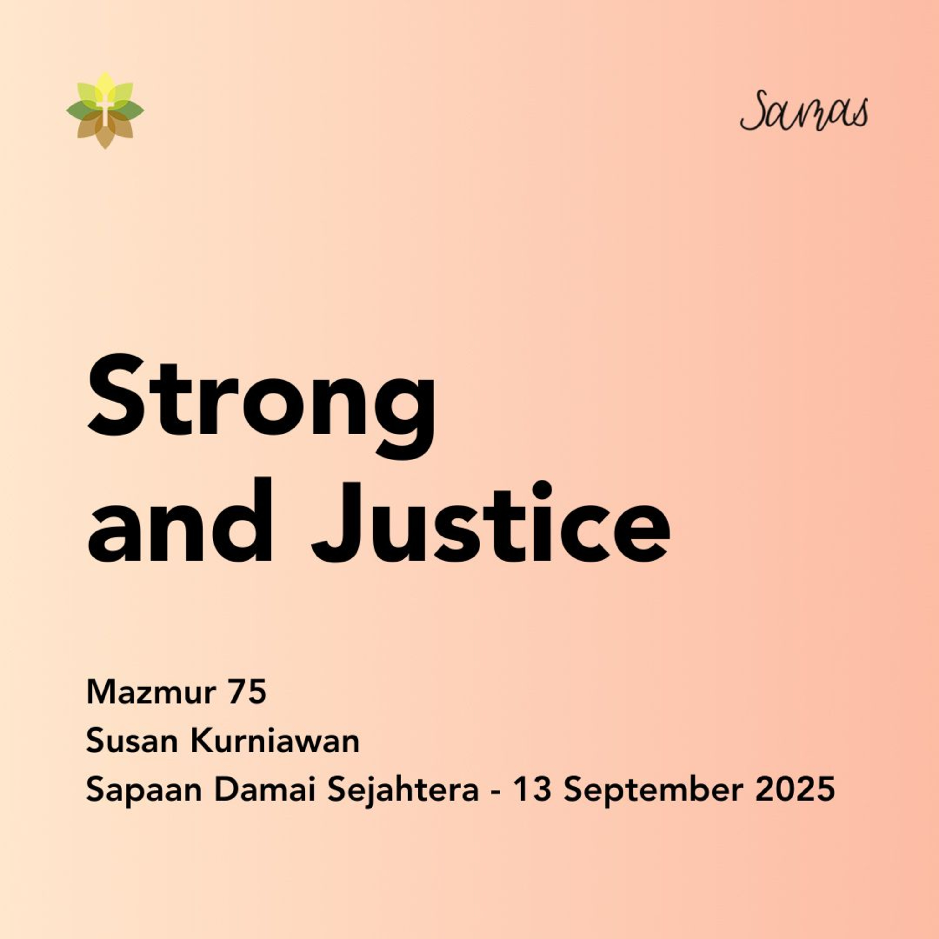 Strong and Justice episode artwork