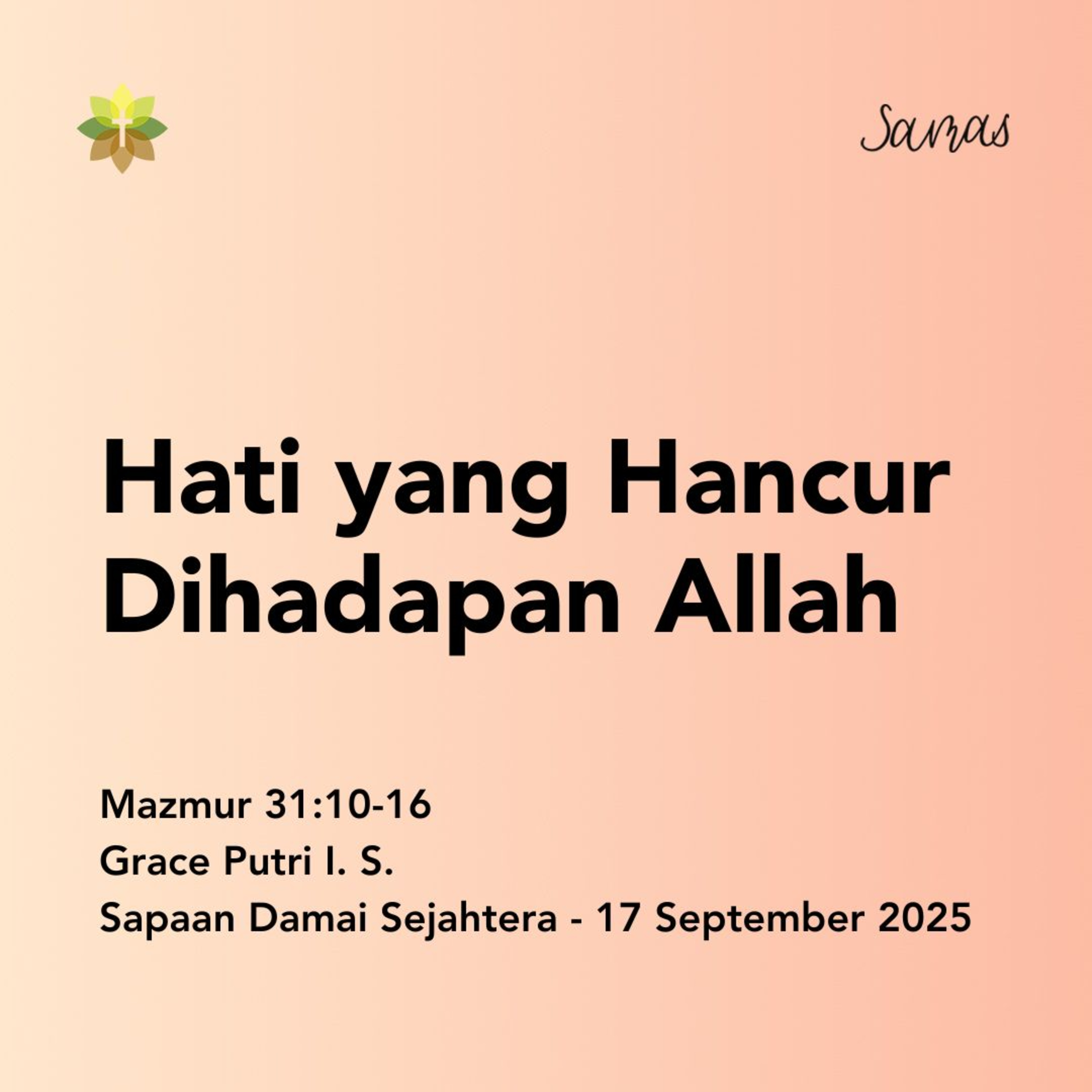 Hati yang Hancur Dihadapan Allah episode artwork