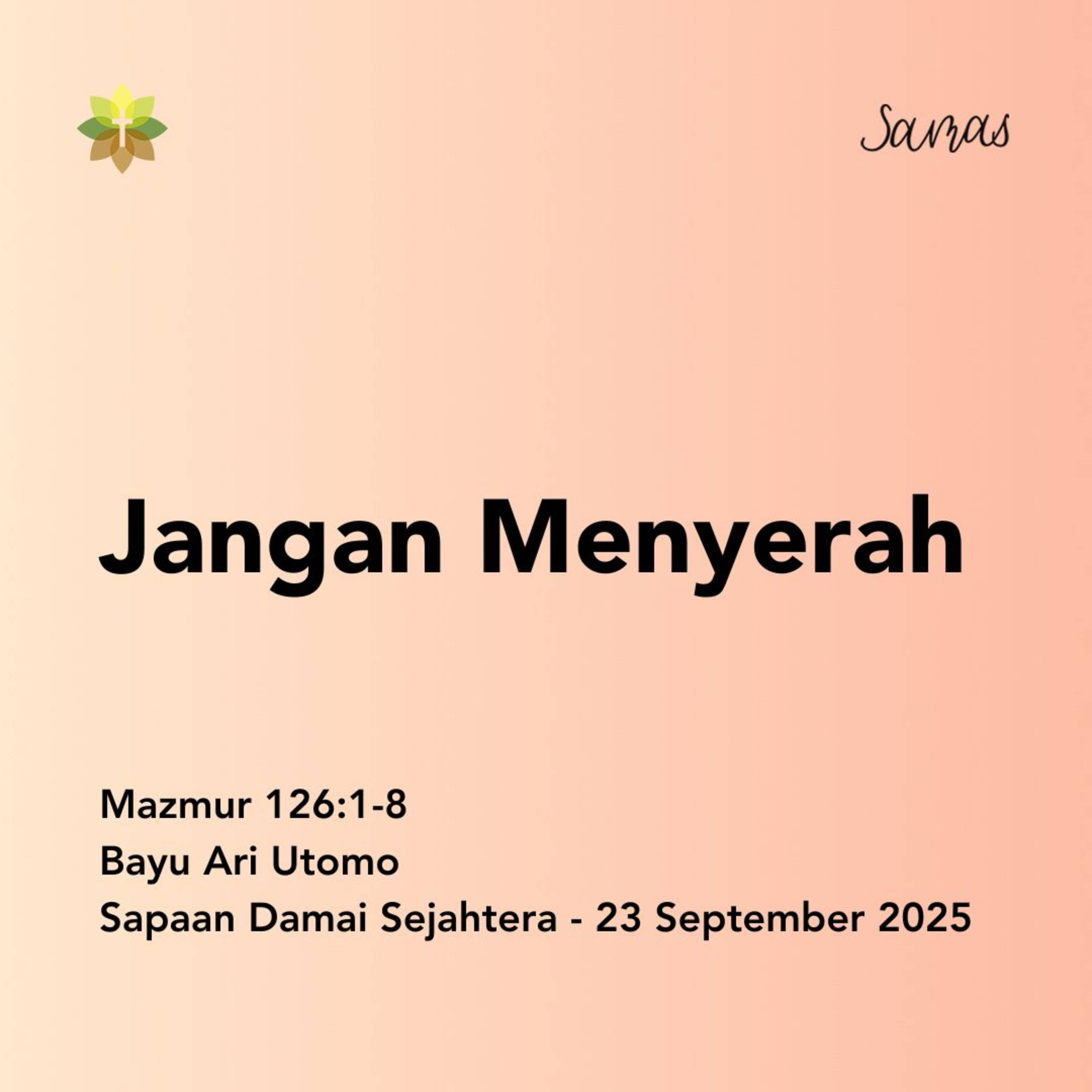 Jangan Menyerah  episode artwork