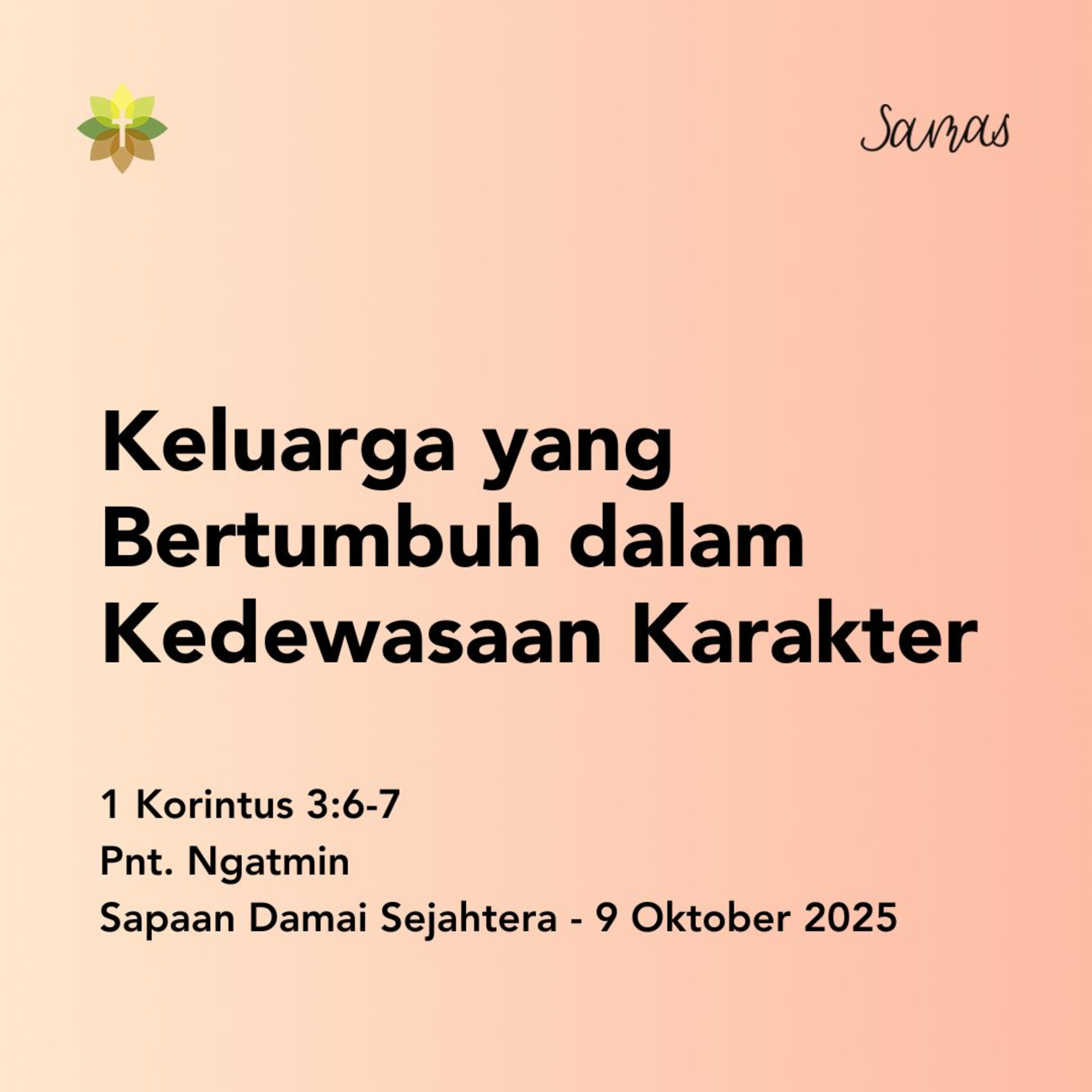 Keluarga yang Bertumbuh dalam Kedewasaan Karakter episode artwork