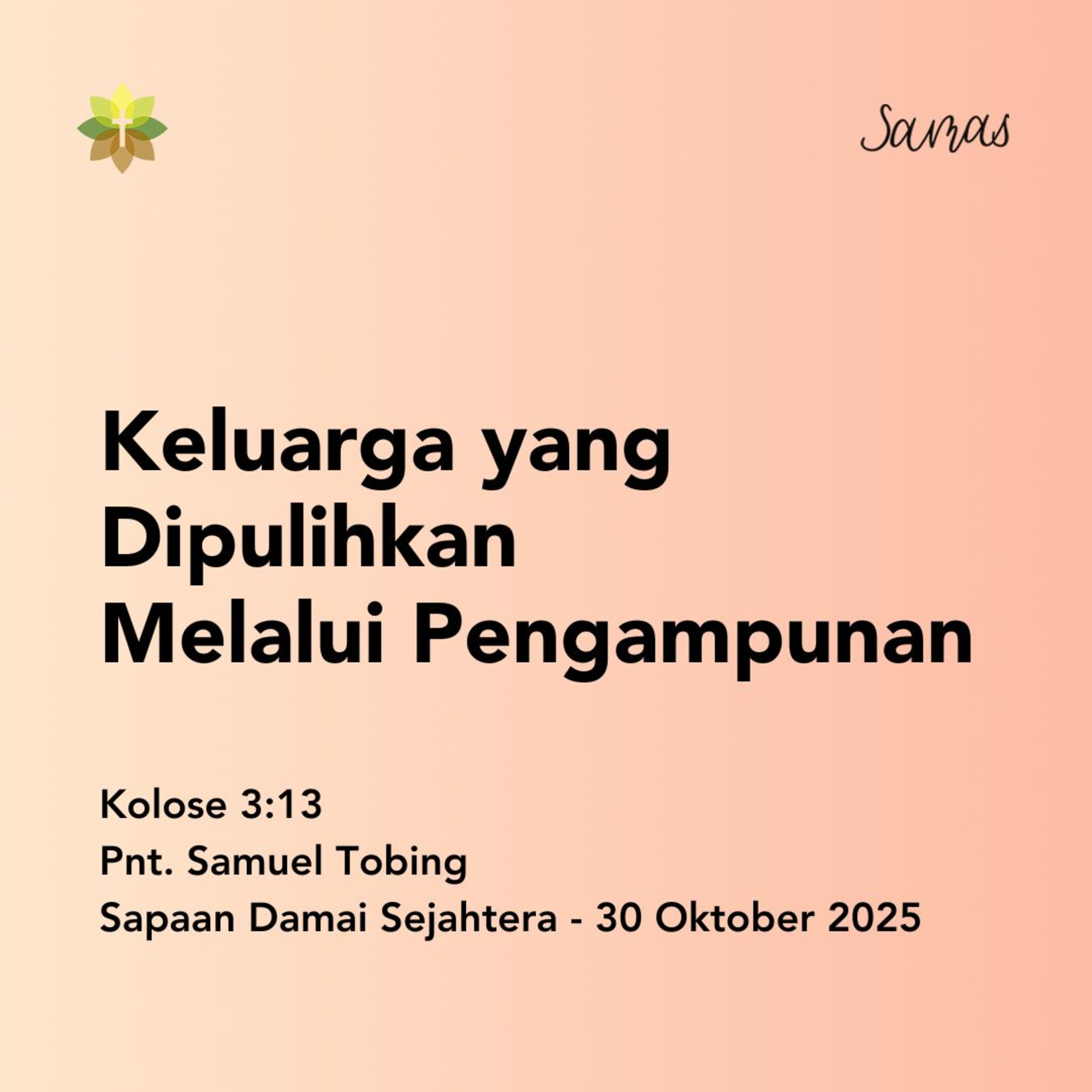 Keluarga yang Dipulihkan Melalui Pengampunan episode artwork