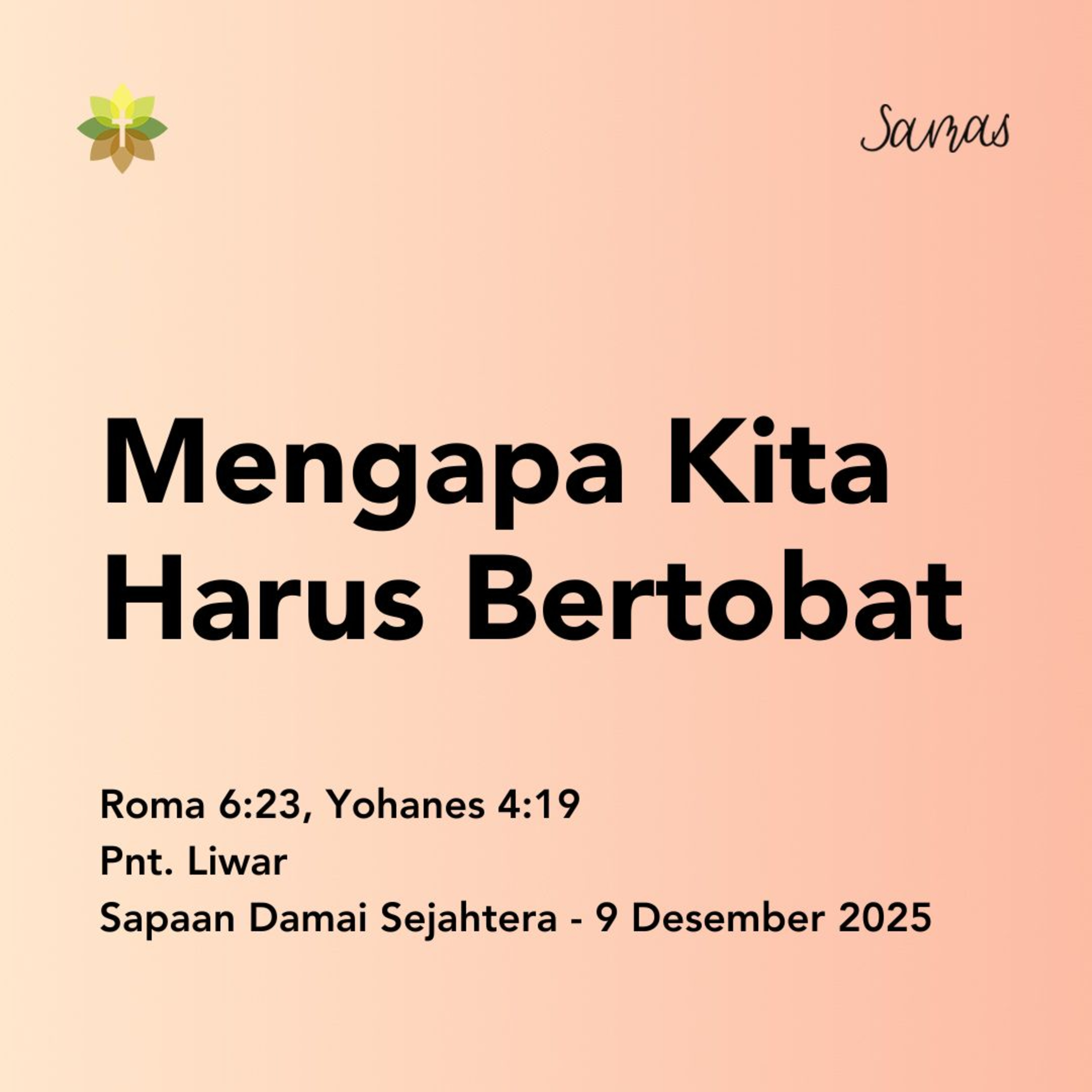 Mengapa Kita Harus Bertobat episode artwork