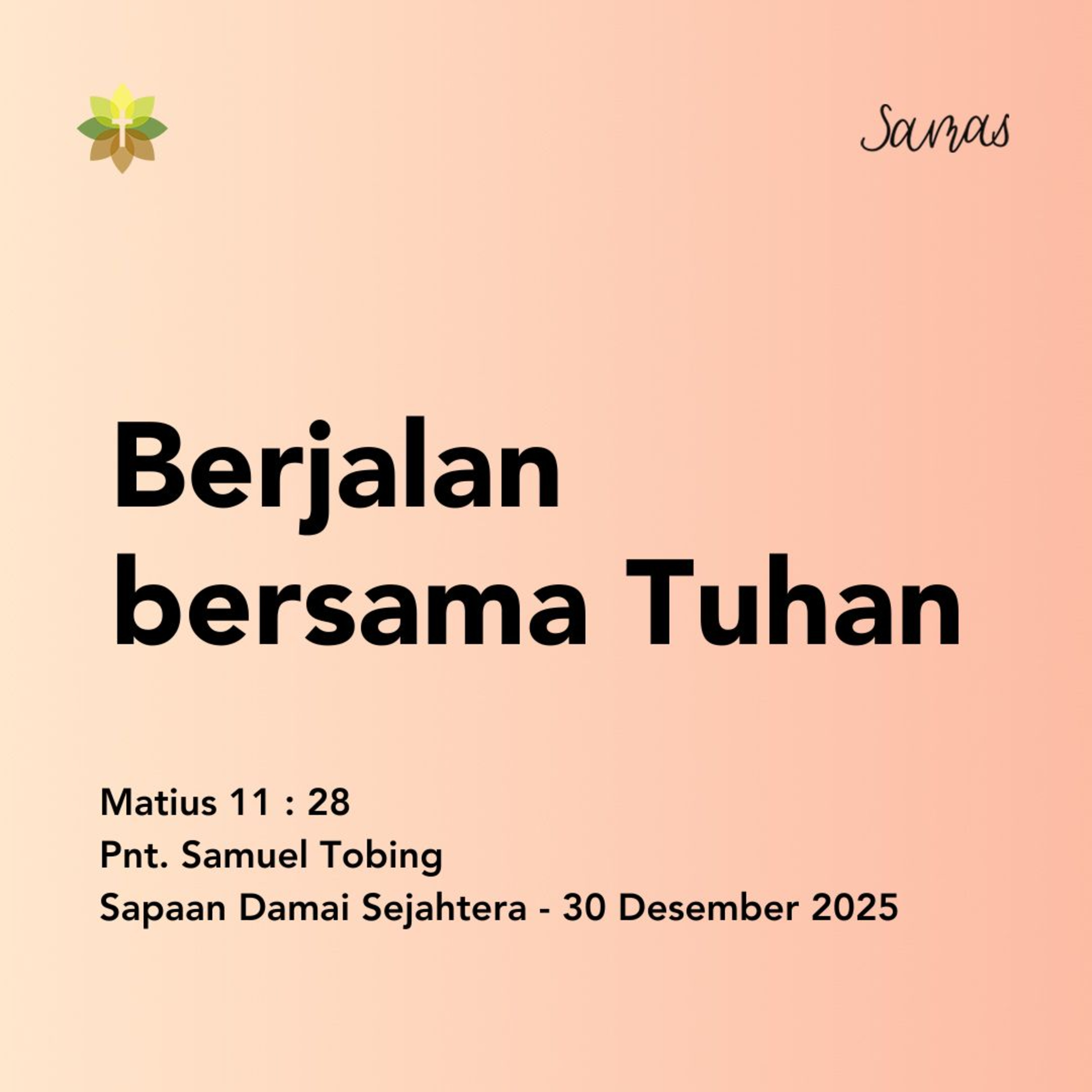 Berjalan bersama Tuhan  episode artwork