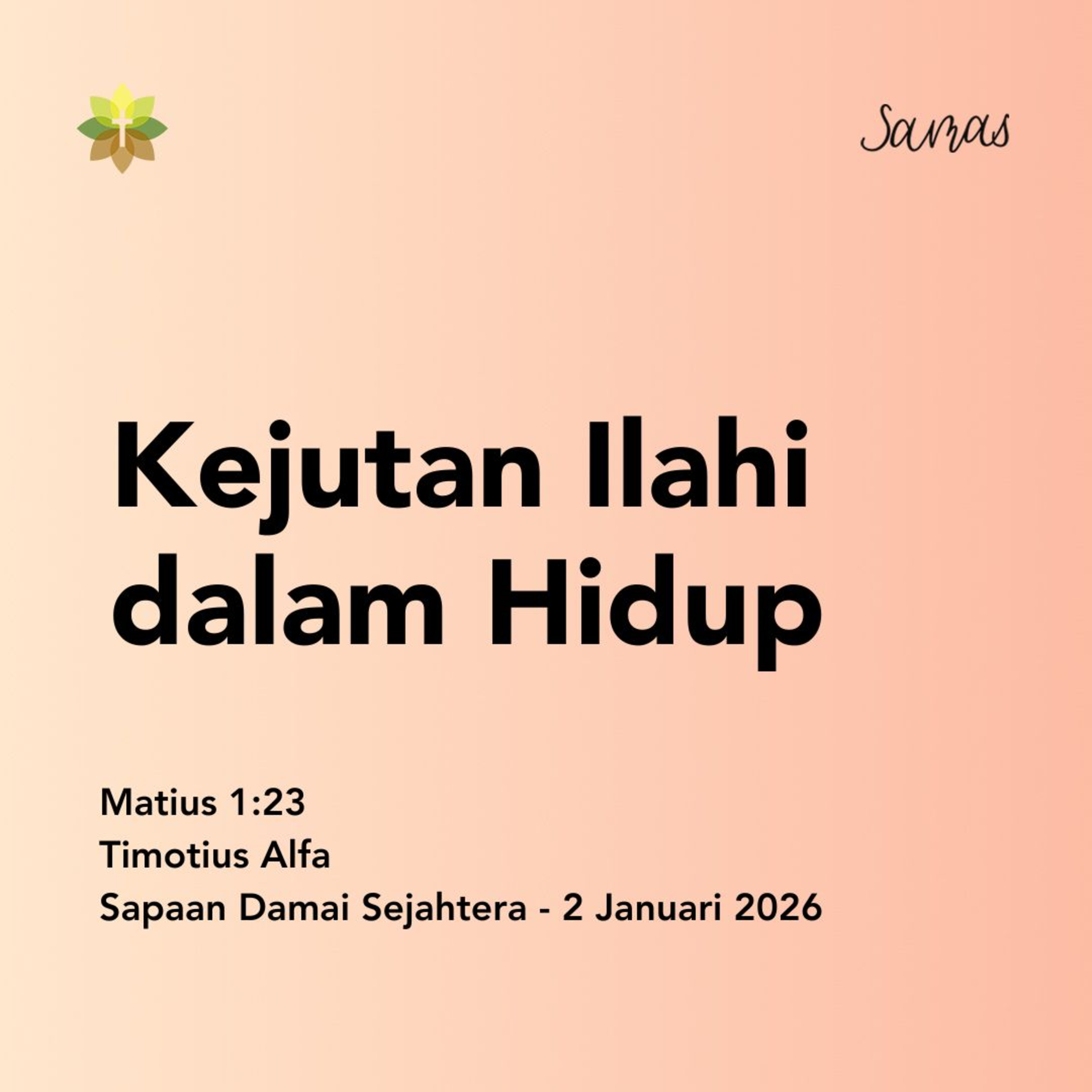 Kejutan Ilahi dalam Hidup episode artwork