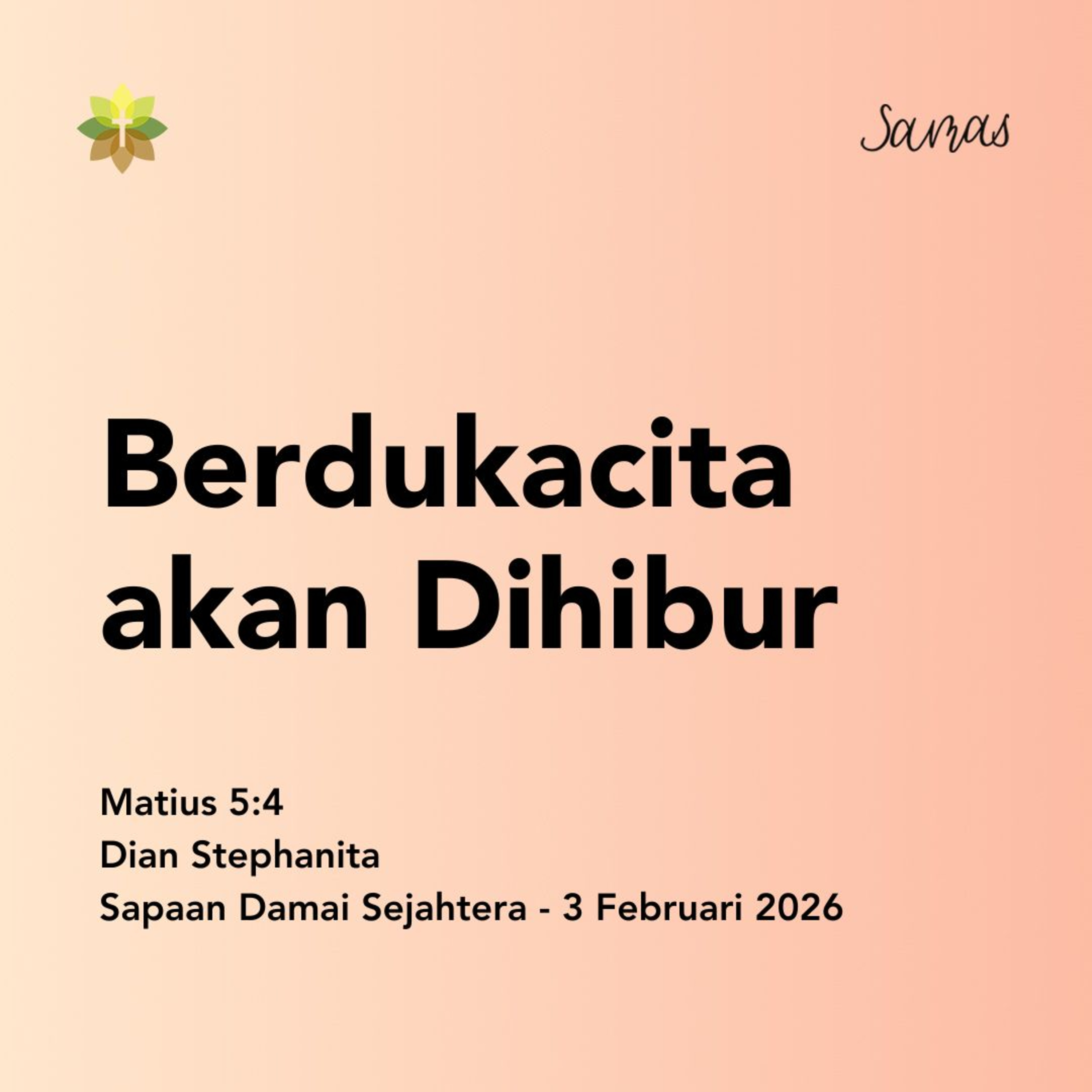 Berdukacita akan Dihibur episode artwork