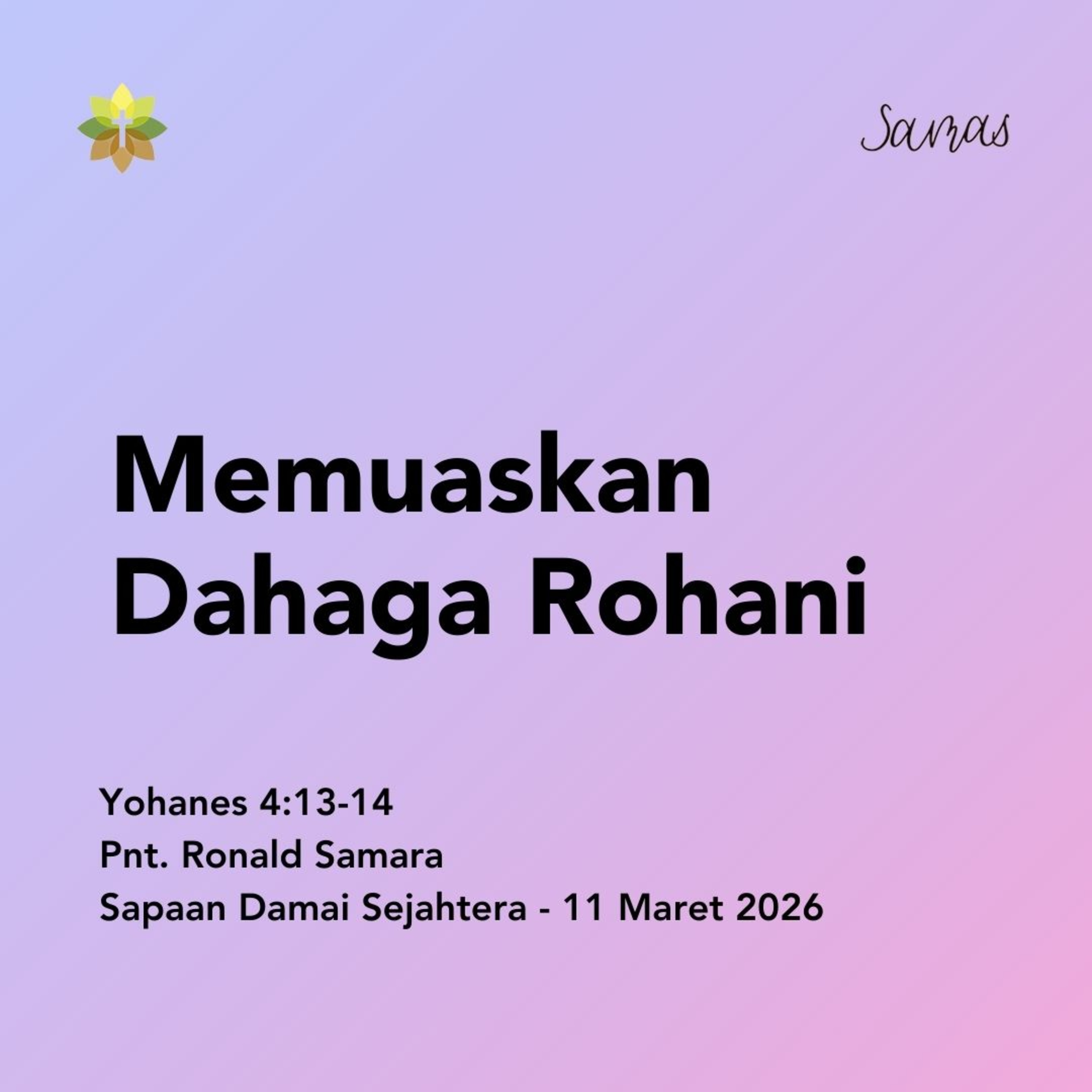 Memuaskan Dahaga Rohani episode artwork